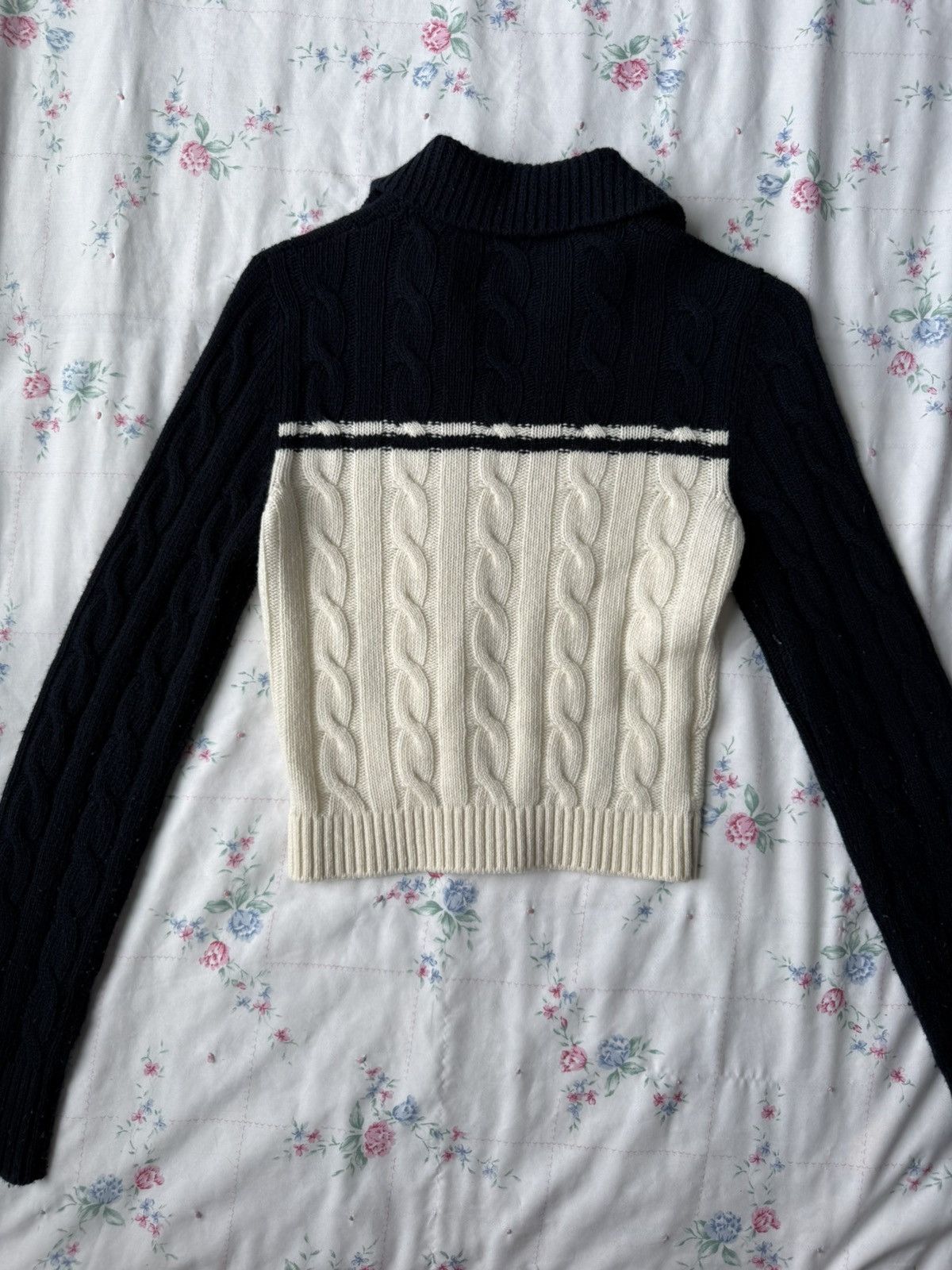 Miu Miu miu miu logo zip up cardigan sweater Size XS / US 0-2 / IT 36-38 - 6 Thumbnail