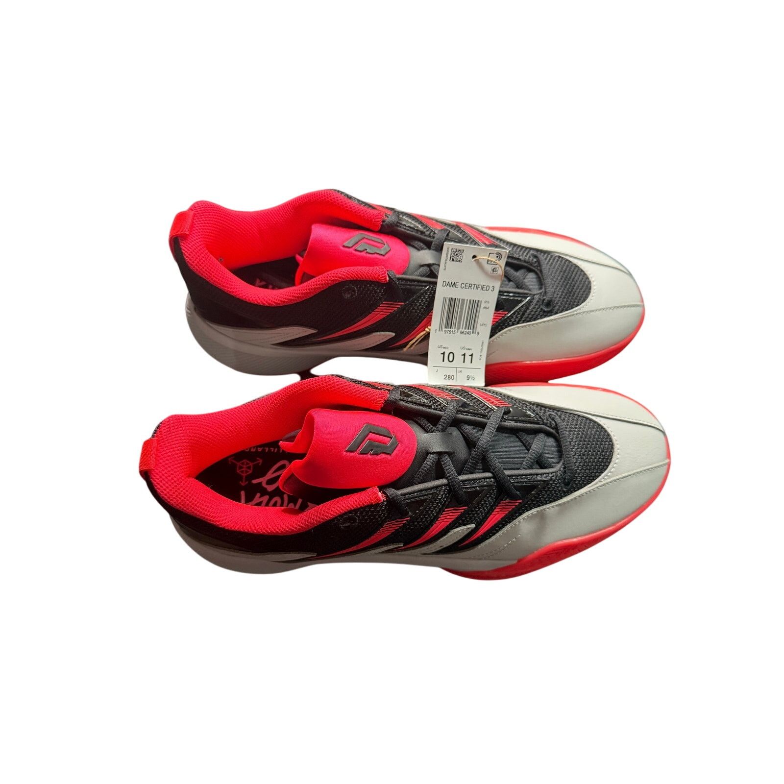 & Other Stories Mens Adidas Dame Certified 3 Mens Sz 10 Size US 10 / EU 43 - 1 Thumbnail
