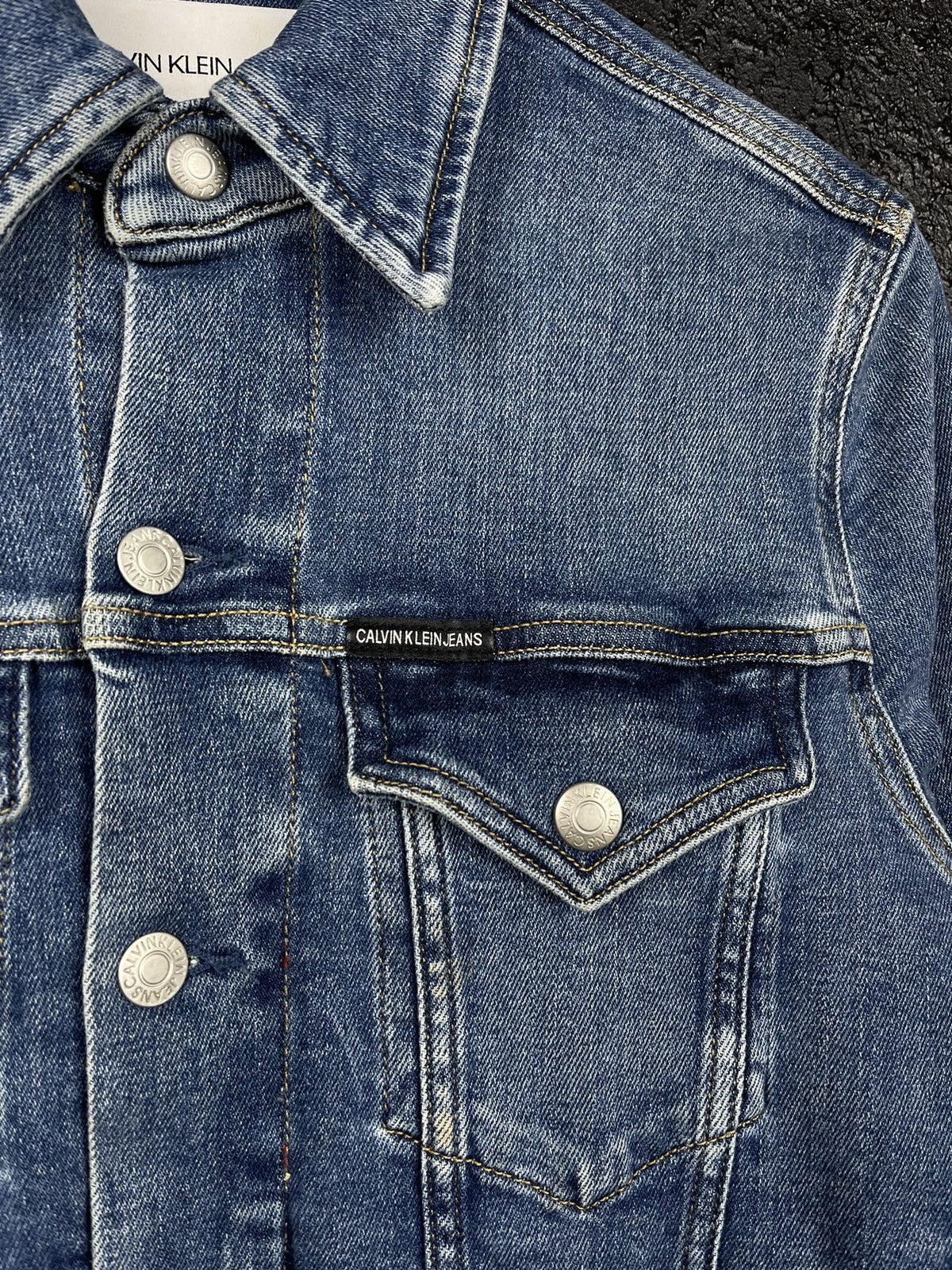 Calvin Klein Calvin Klein Jeans Foundation Trucker Denim Jacket Men’s S Size US S / EU 44-46 / 1 - 6 Thumbnail