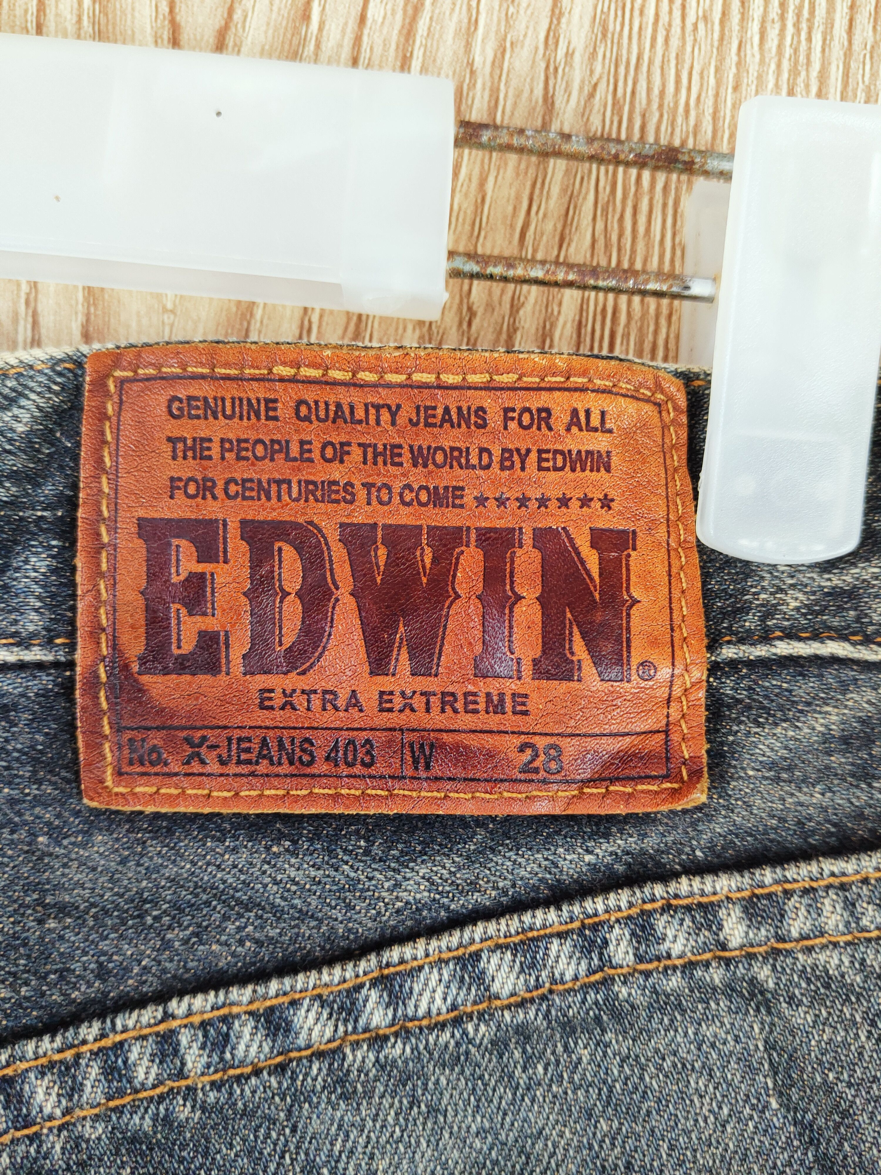 Edwin Edwin Black Distressed Ripped Jeans #S2696 Size US 28 / EU 44 - 9 Thumbnail