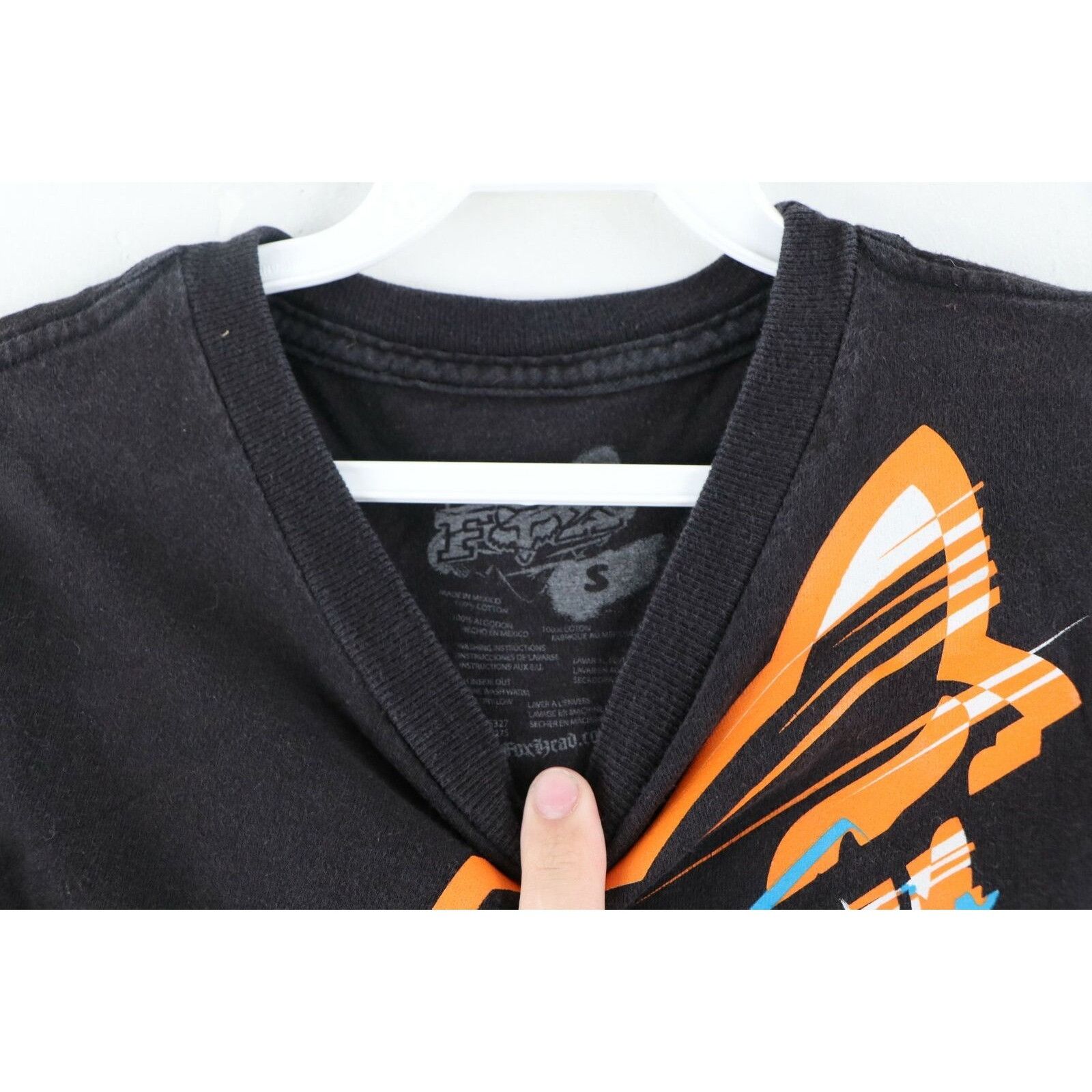 Fox Racing × Vintage Vintage Fox Racing Faded Spell Out Short Sleeve T-Shirt Size US S / EU 44-46 / 1 - 4 Thumbnail