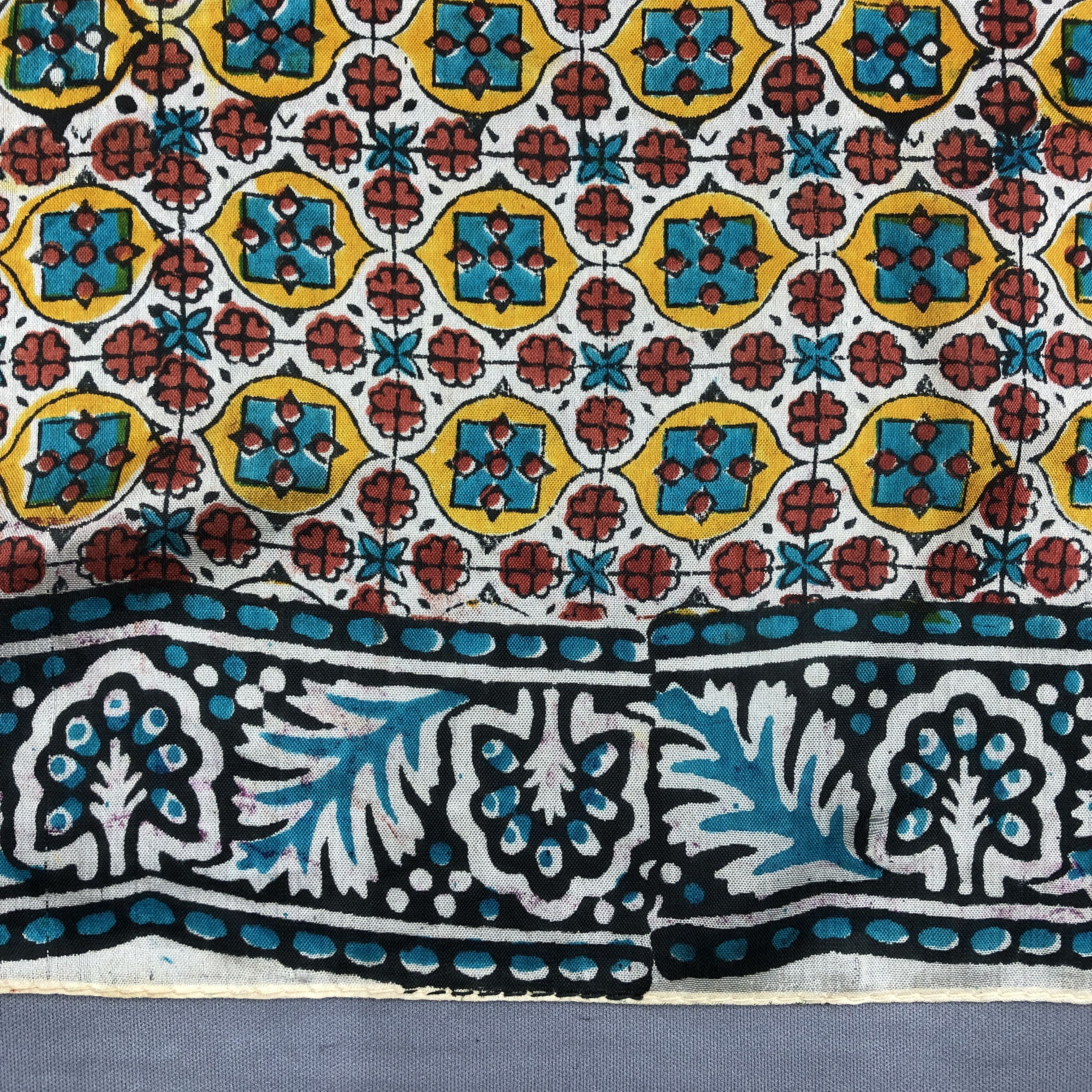 Japanese Brand Vintage Batik Paisley Square Scarf Twill Wraps Scarves Size ONE SIZE - 6 Thumbnail