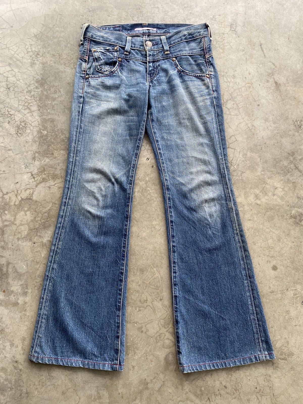 Levi's Flare Jeans Baggy Vintage Levi's Low Rise Bootcut Size 29" - 4 Thumbnail