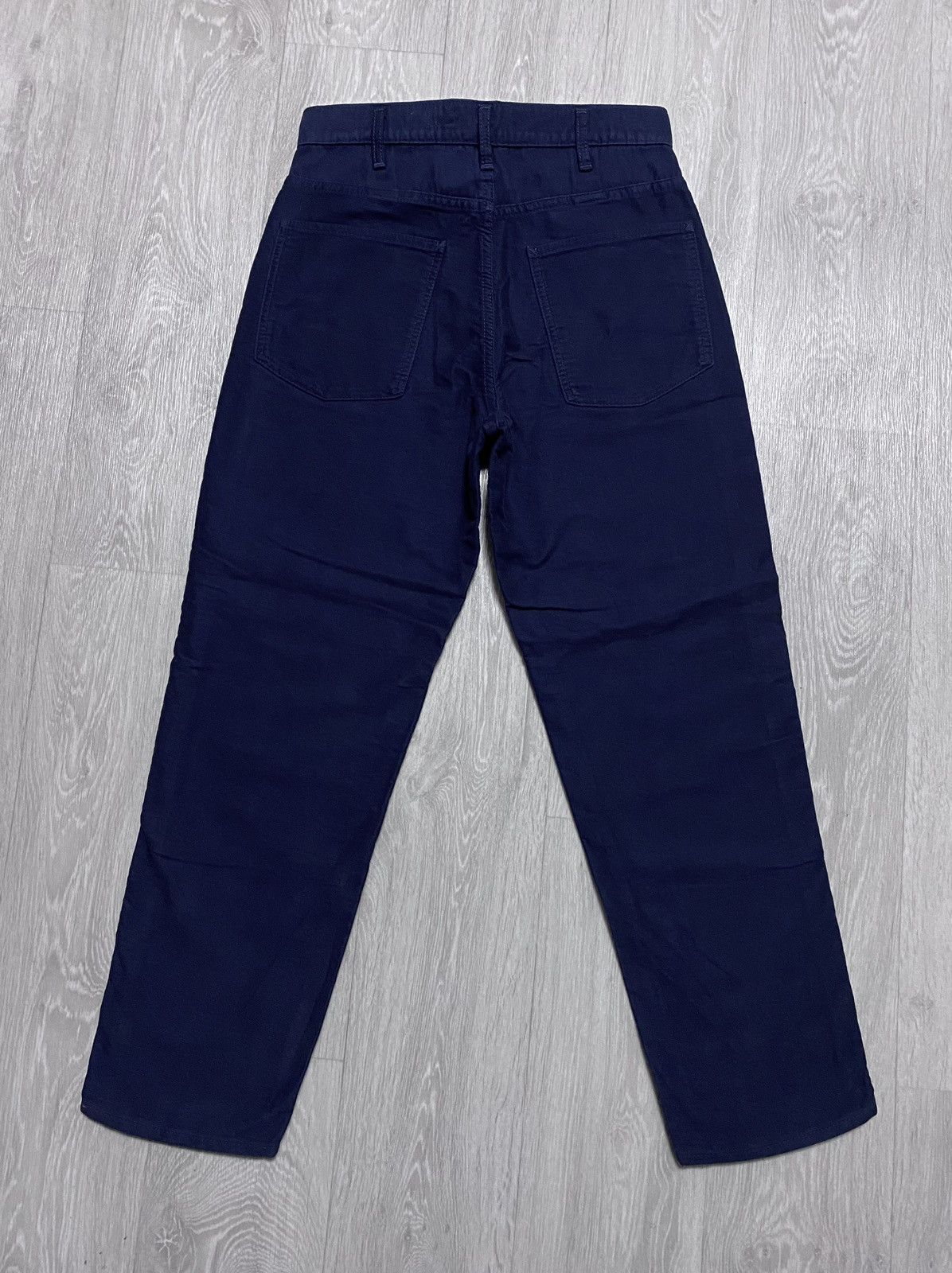 Uniqlo Women’s Uniqlo U Navy Cotton Mom Basic Jeans Denim Japanese Size 29" - 2 Thumbnail