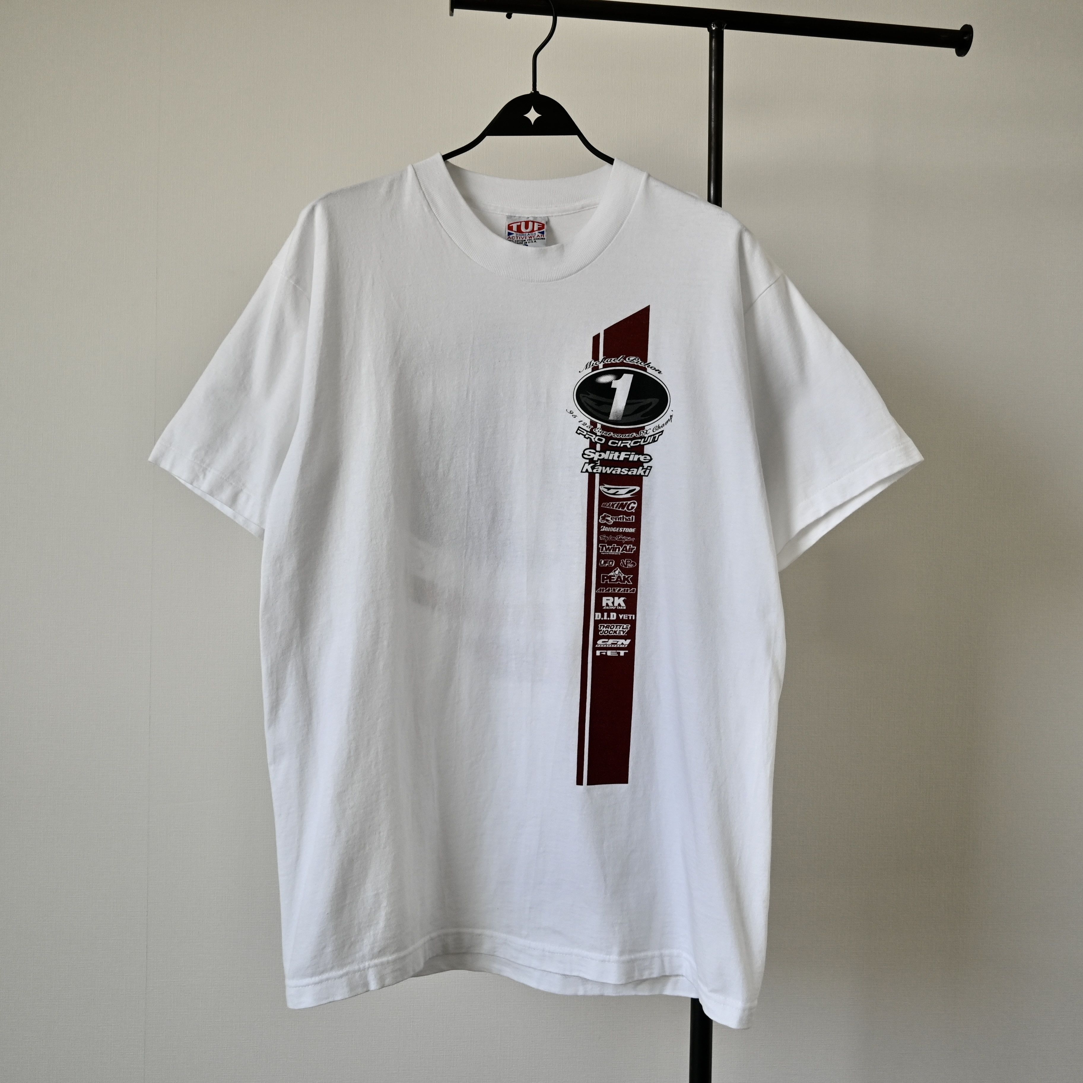 Other Vintage 1995 Michael PICHON East Coast champ racing t-shirt Size US L / EU 52-54 / 3 - 2 Thumbnail