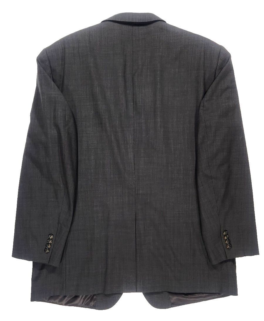 Jos. A. Bank Jos. A. Bank 100% Wool Suit Jacket Textured Charcoal 48L Size 48L - 2 Thumbnail