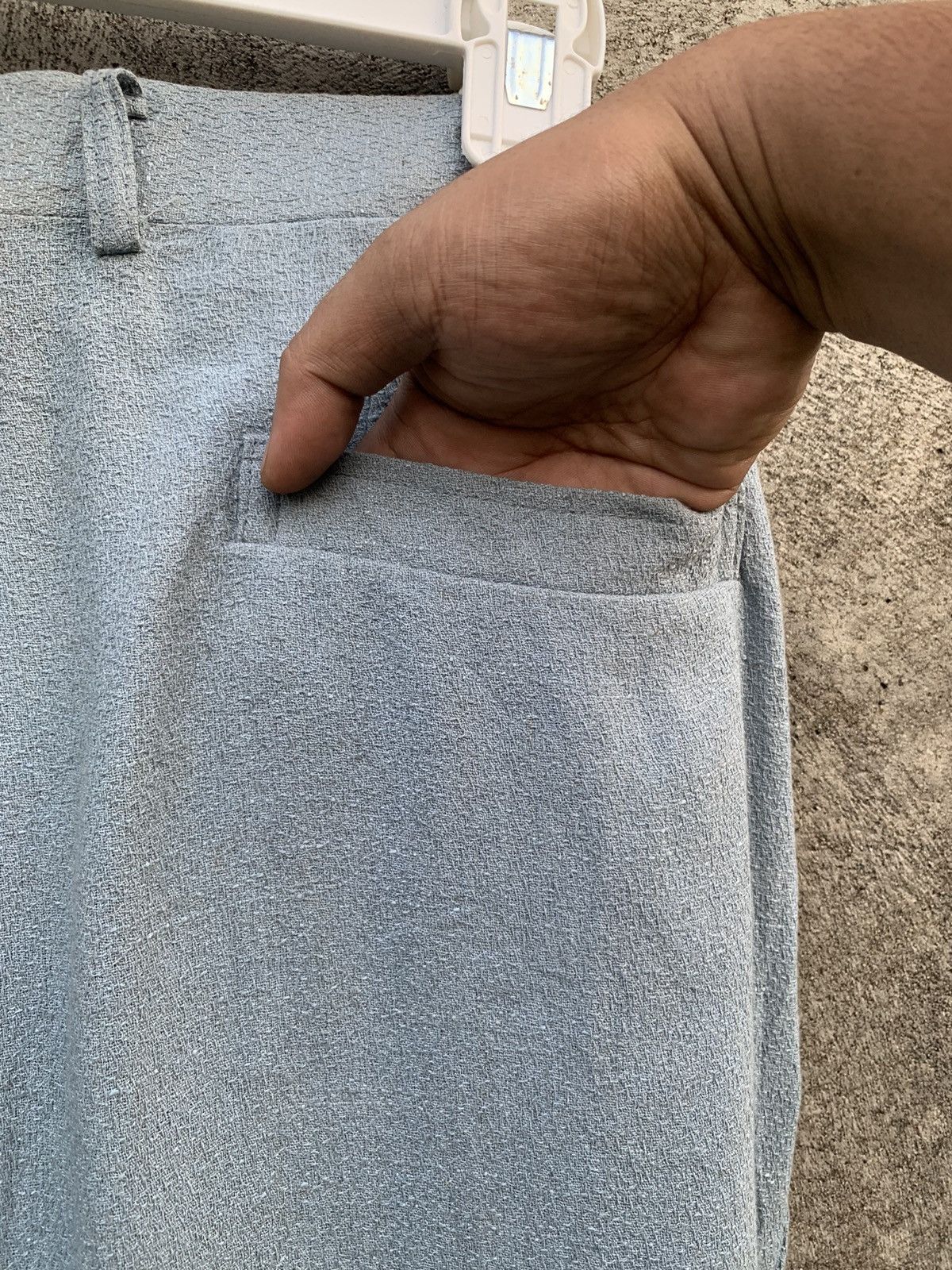 Lanvin NEW Lanvin emboss textured trouser pants Size US 32 / EU 48 - 8 Thumbnail