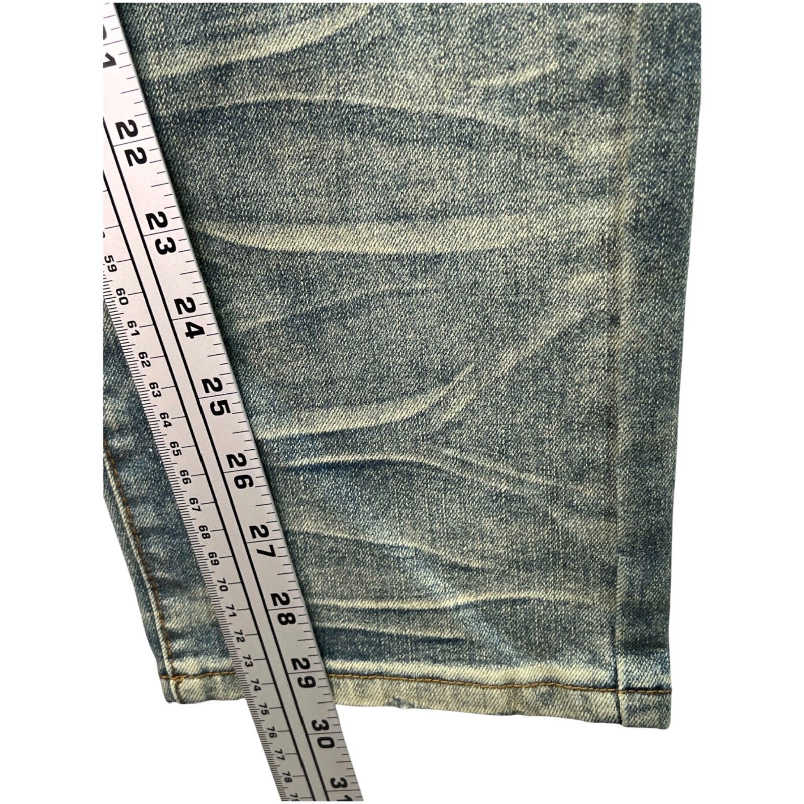 rue21 Rue 21 - Men's Supreme Flex Slim Taper Jeans Distressed - Bl Size US 28 / EU 44 - 5 Thumbnail