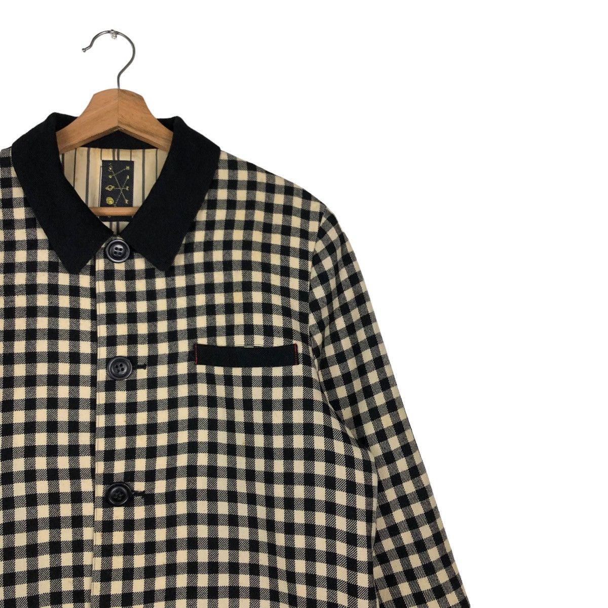 Issey Miyake 🔥VINTAGE CHORE JACKET TARTAN DESIGN HAKKA JAPAN MADE Size US M / EU 48-50 / 2 - 6 Thumbnail