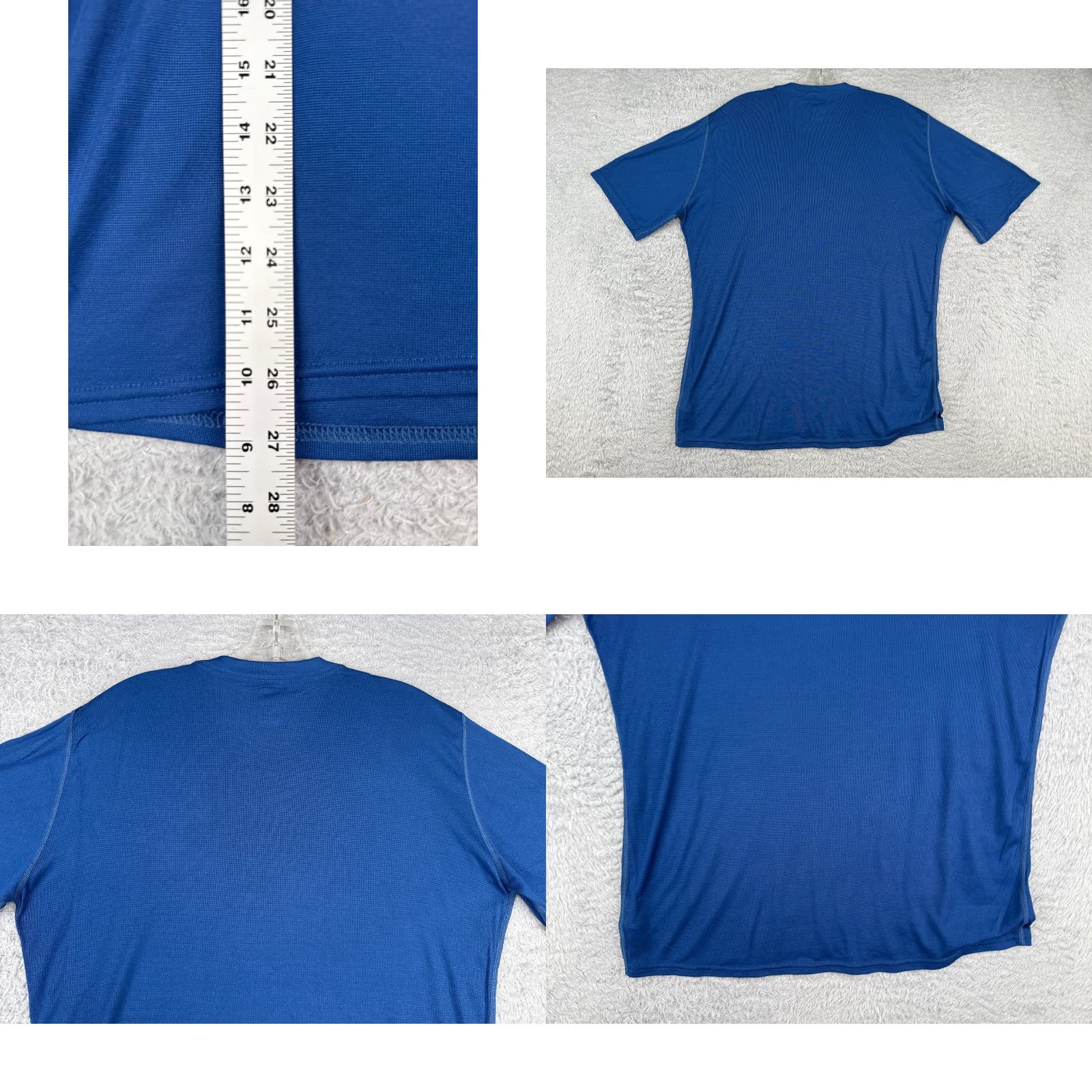 Patagonia Patagonia Shirt Adult Large Blue Capilene Polyester Owl Creek Chase Crew Neck Shirt Mens Size US L / EU 52-54 / 3 - 9 Thumbnail