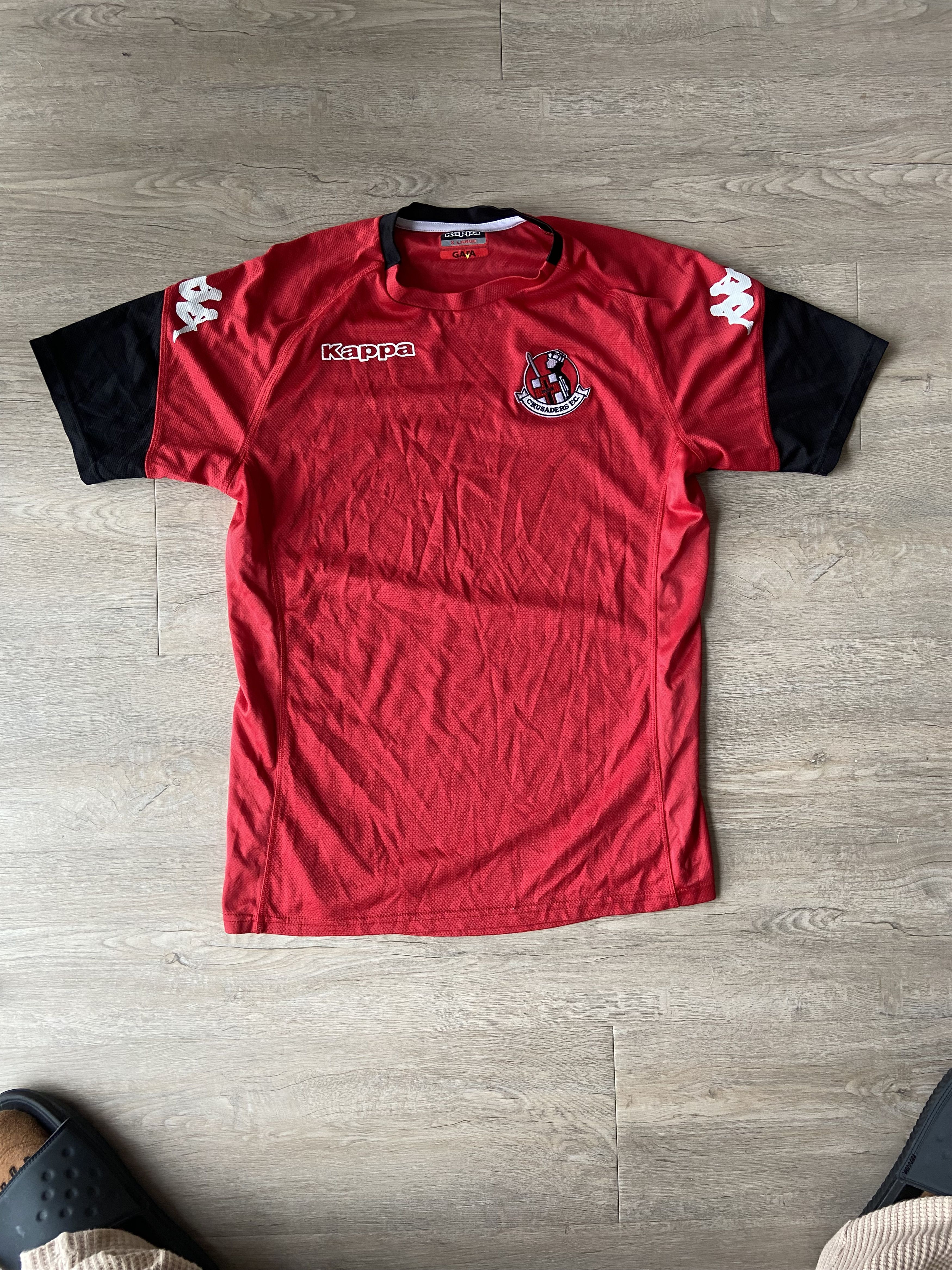 Kappa Crusaders FC Northern Ireland Jersey Size US XL / EU 56 / 4 - 1 Thumbnail