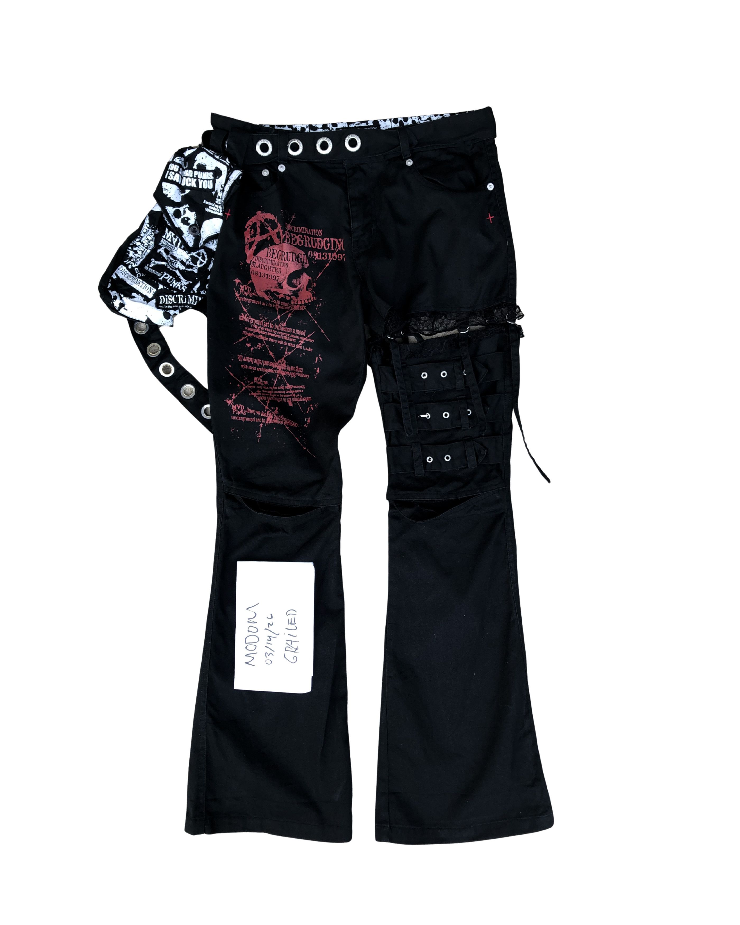 Japanese Brand H.ANARCHY BY H.NAOTO BONDAGE 3 QUARTER PANT | Grailed