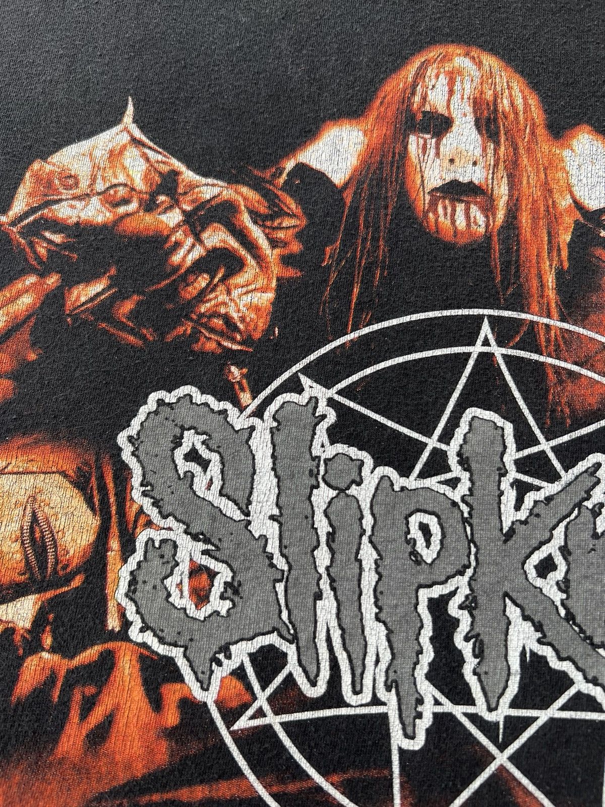 Band Tees Vintage 2001 Slipknot Iowa Goat Rock Band Black T-shirt Size US L / EU 52-54 / 3 - 6 Thumbnail
