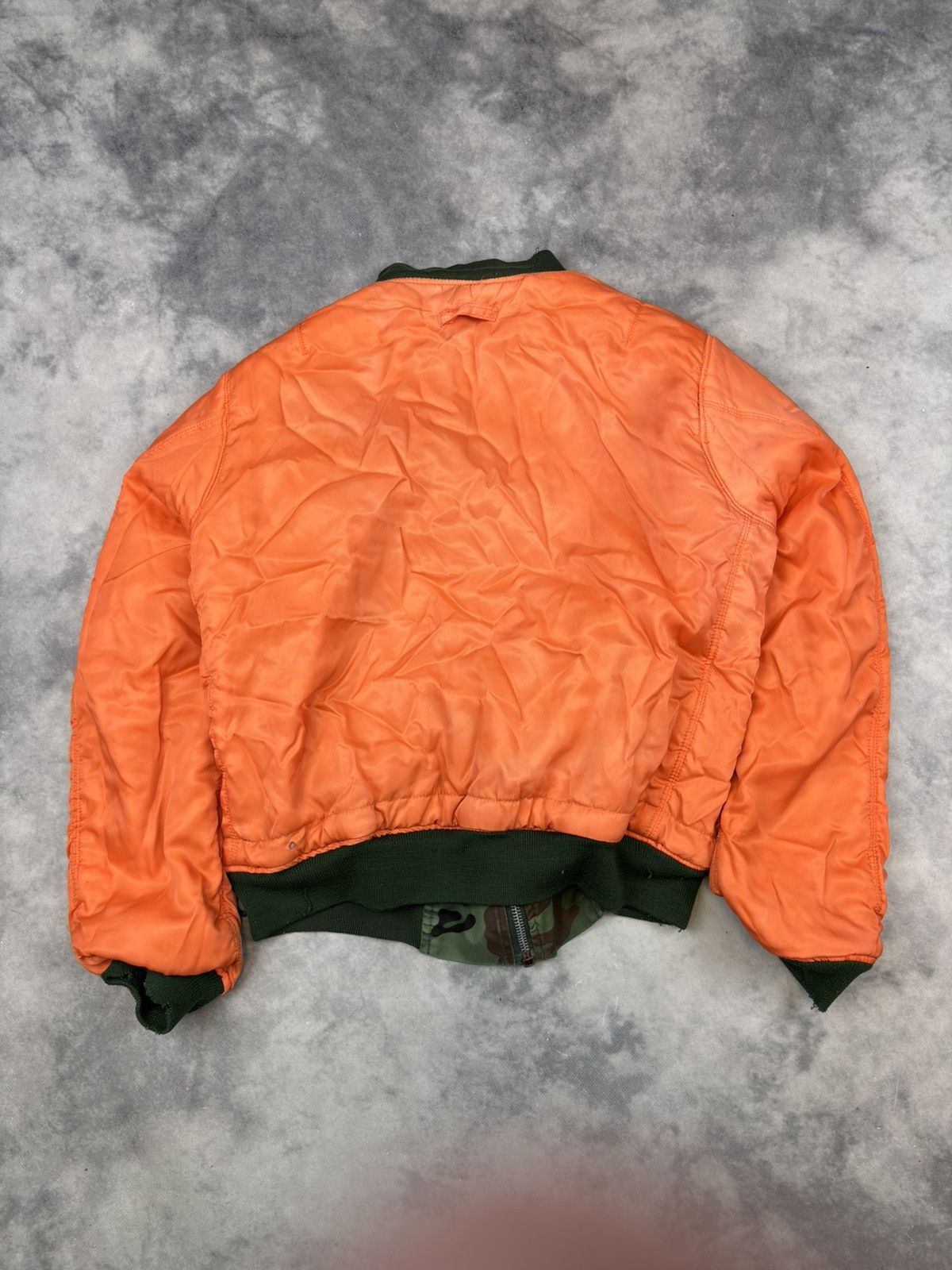 Vintage Vintage bomber ma-1 military army jacket 90s raf simons vibe Size US L / EU 52-54 / 3 - 9 Thumbnail