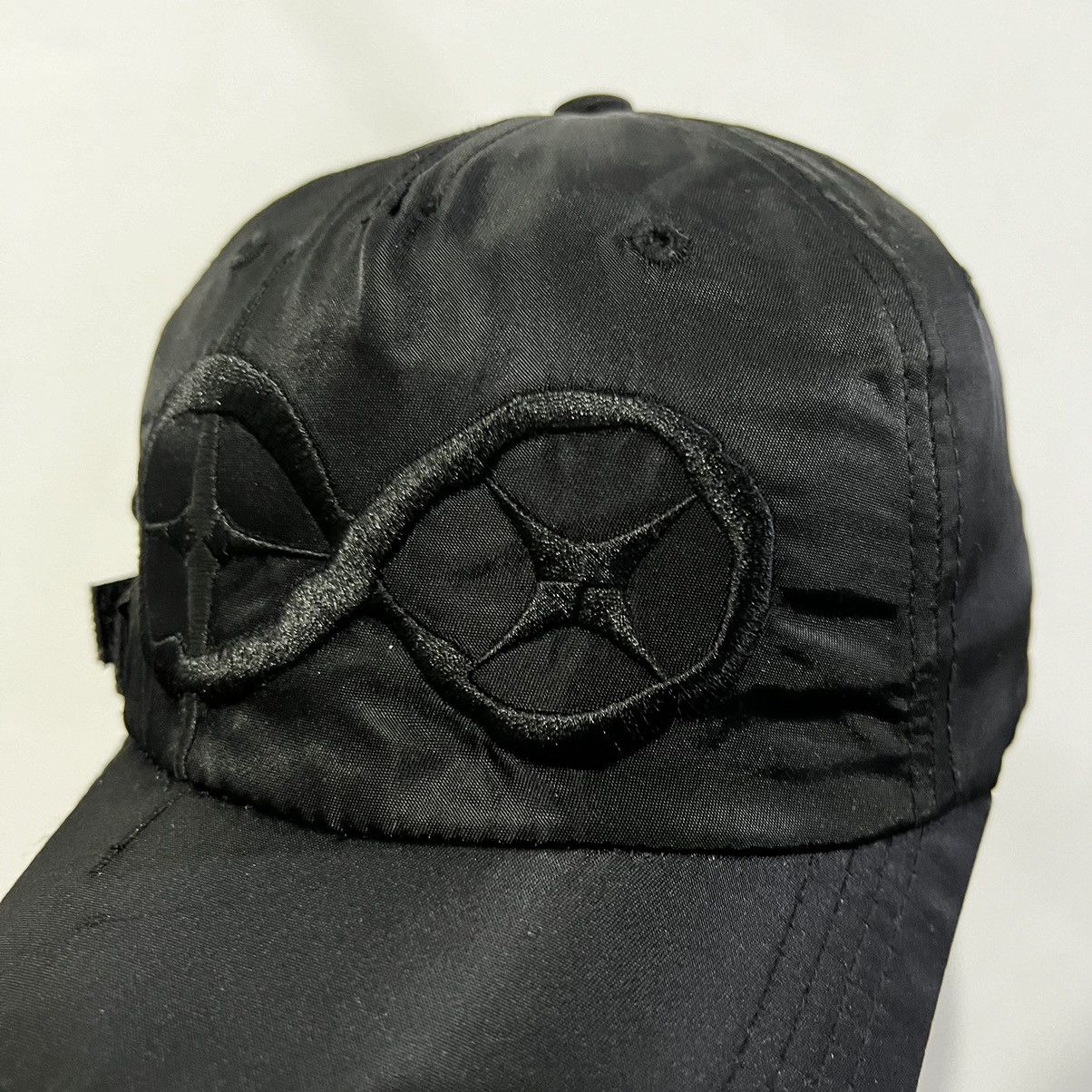 If Six Was Nine Pluseig8tx Pluseightx Plus Eight X Pierrot Black Satin Cap Size ONE SIZE - 4 Thumbnail