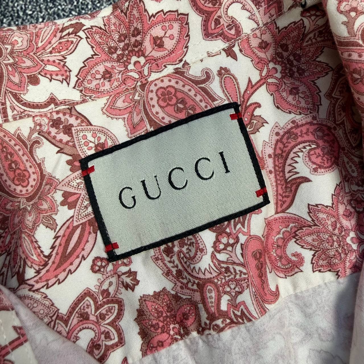 Gucci Gucci Shirt Flowers Print Size US L / EU 52-54 / 3 - 4 Thumbnail