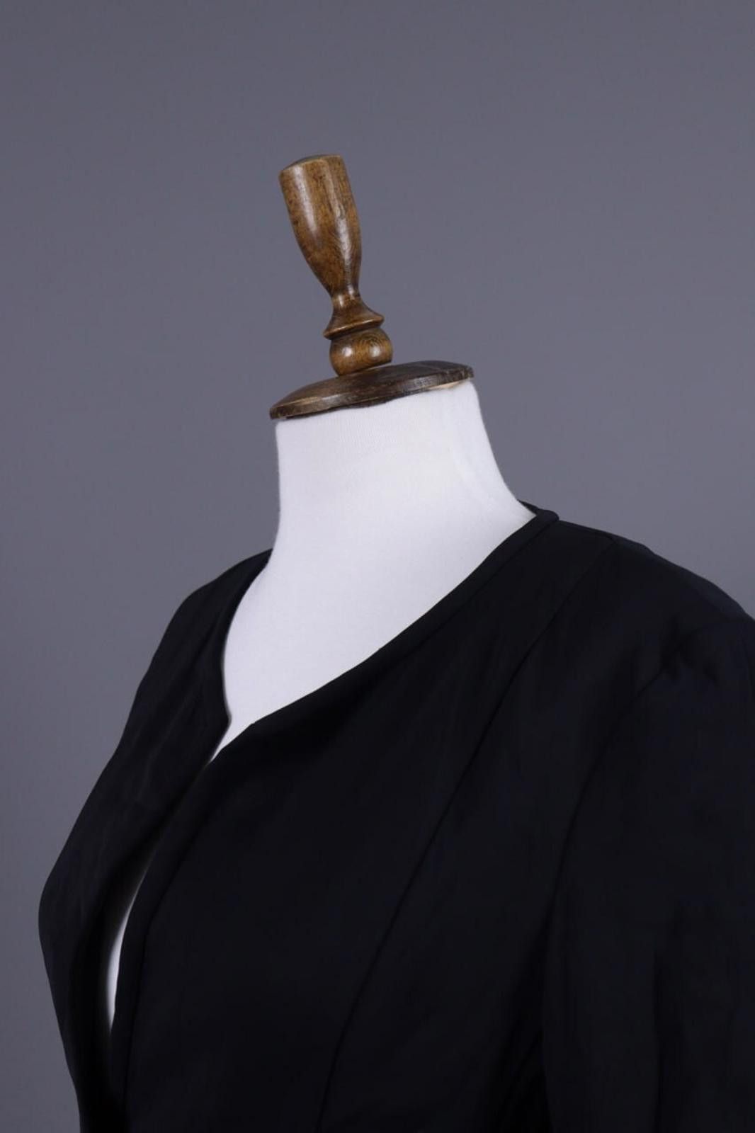 Eton Eton Black V-Neck Single Breasted Blazer Jacket Size 42 Size M / US 6-8 / IT 42-44 - 10 Thumbnail