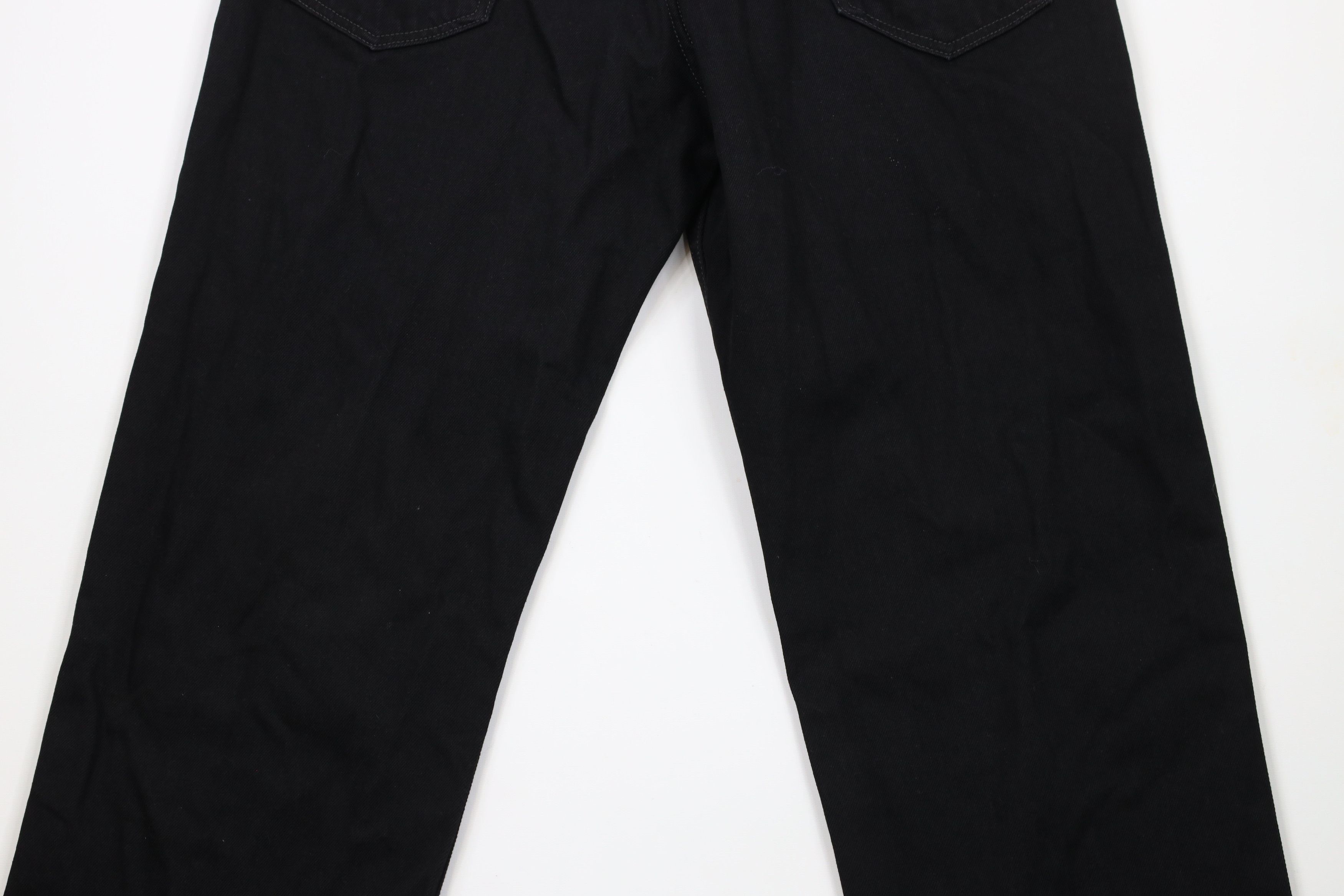 Levi's × Vintage Vintage Y2K Levis 550 Relaxed Fit Denim Jeans Black Cotton Size US 36 / EU 52 - 11 Thumbnail