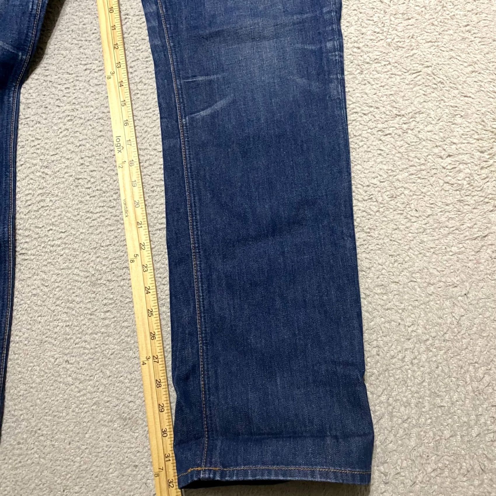 Lucky Brand Lucky Brand Jeans Mens 34 Athletic Straight Mid Rise Medium Wash Blue Cone Denim Size US 34 / EU 50 - 6 Thumbnail