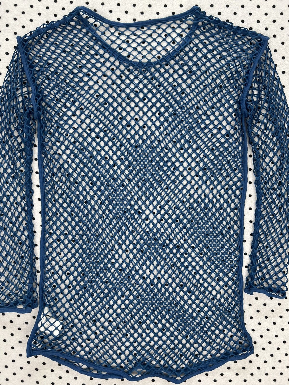 Japanese Brand Wego Mesh Shirt Size S / US 4 / IT 40 - 4 Thumbnail