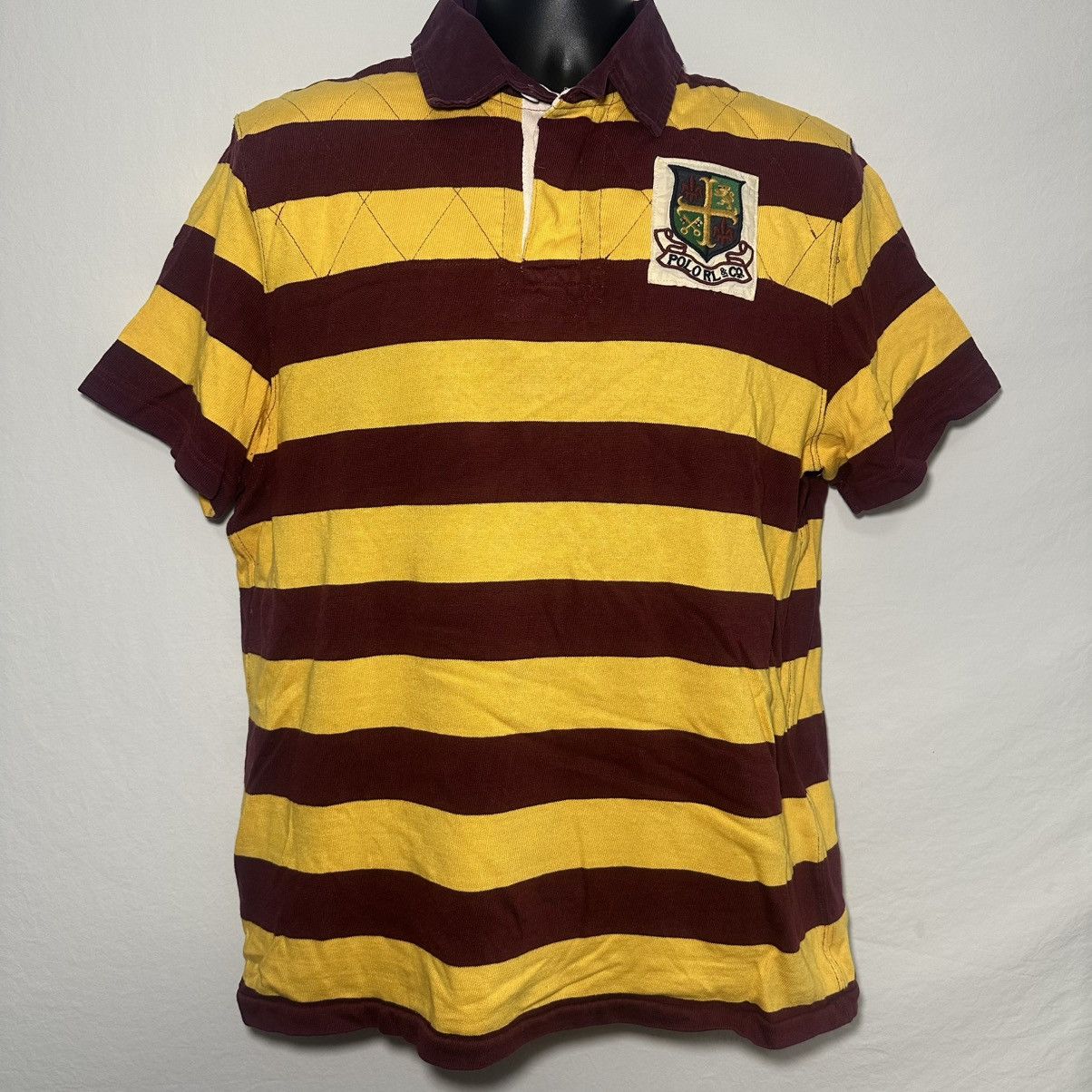 Polo Ralph Lauren Polo Ralph Lauren & Co Rugby Custom Fit Striped Shirt Size US M / EU 48-50 / 2 - 1 Thumbnail