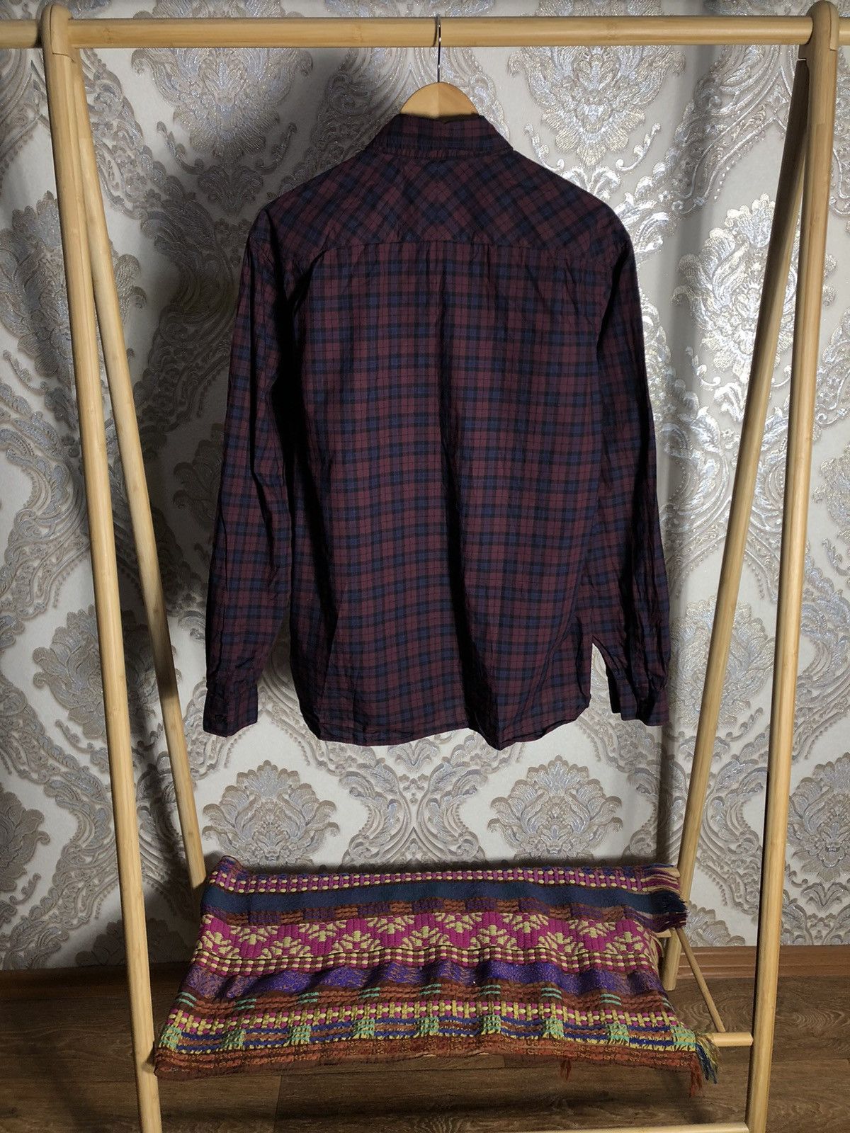 Fred Perry × Vintage VERY RARE FRED PERRY CLASSIC SHIRT FLANNEL LONG SLEEVE DELUX Size US L / EU 52-54 / 3 - 5 Thumbnail