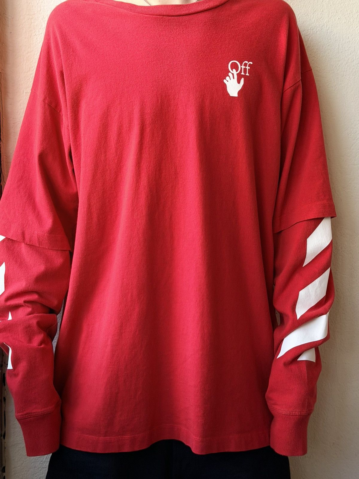 Off-White Off-White Layered Long Sleeve T-Shirt Size US L / EU 52-54 / 3 - 2 Thumbnail