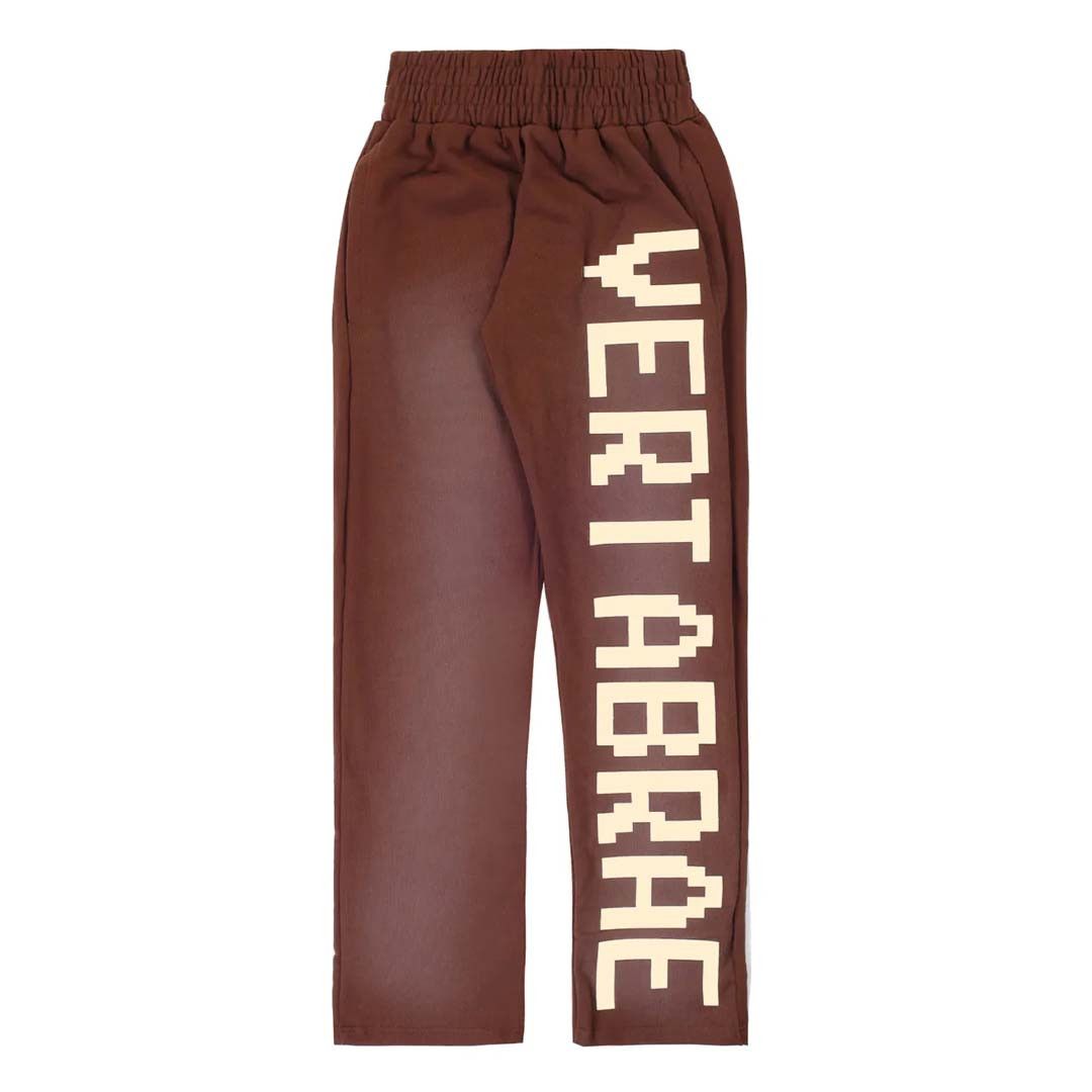 Vertabrae Brown Cream Sweatpants Size US 34 / EU 50 - 1 Thumbnail