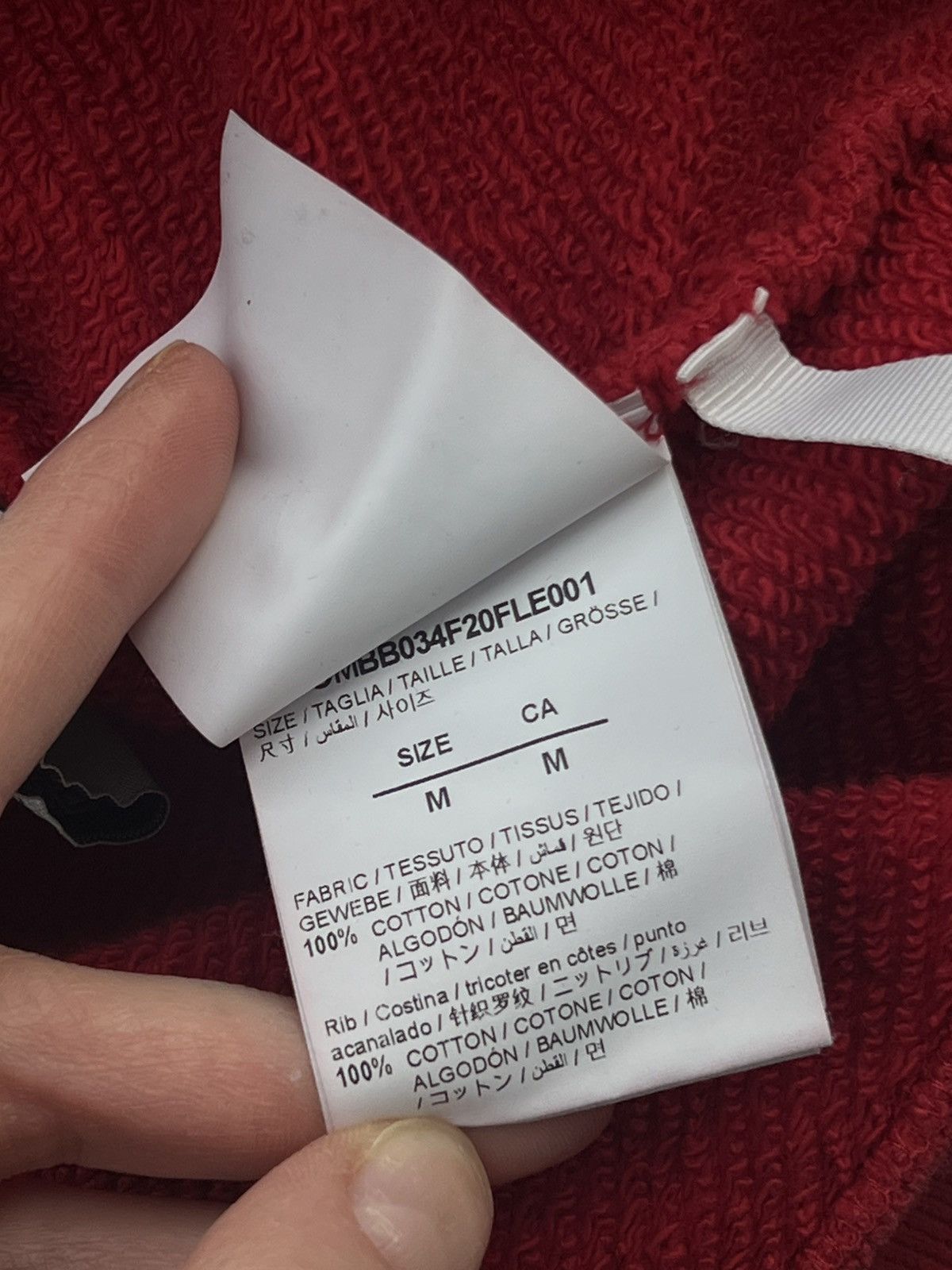 Off-White Off White red hoodie virgil abloh Size US M / EU 48-50 / 2 - 6 Thumbnail