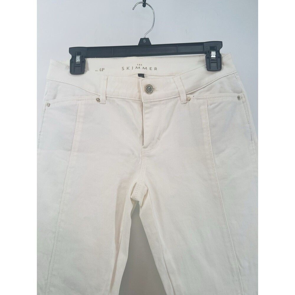 White House Black Market White House Black Market WHBM Skimmer Pants 4 White Ankle S Size 27" / US 4 / IT 40 - 5 Thumbnail