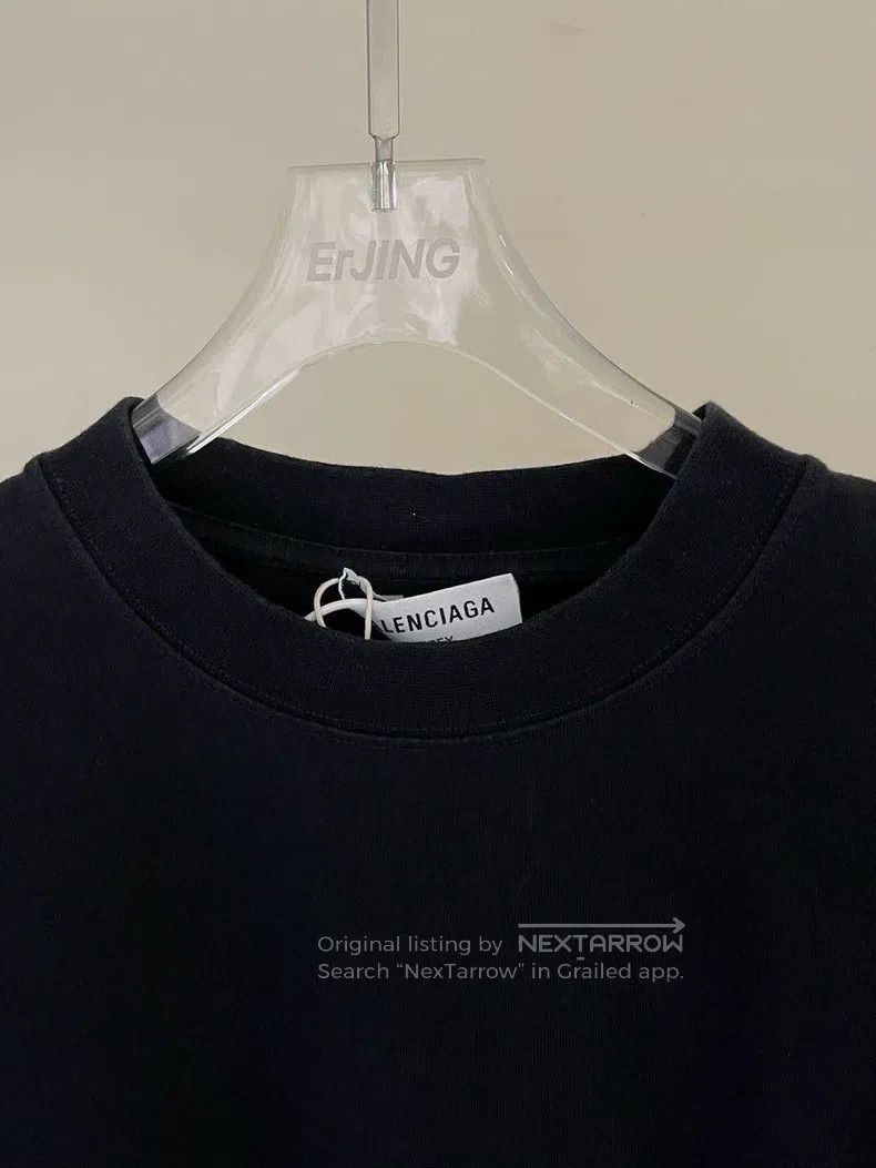 Balenciaga Balenciaga Jelly Dripping Logo Letter Printed Black Short Size US XS / EU 42 / 0 - 3 Thumbnail