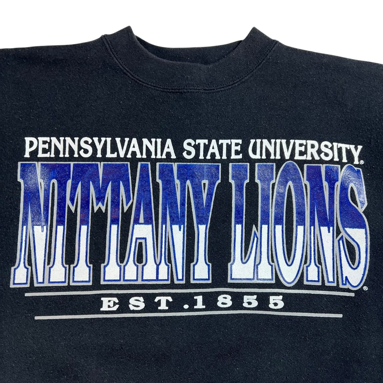 Tultex × Vintage 1990s Tultex Penn State University Nittany Lions crewneck Size US L / EU 52-54 / 3 - 2 Thumbnail
