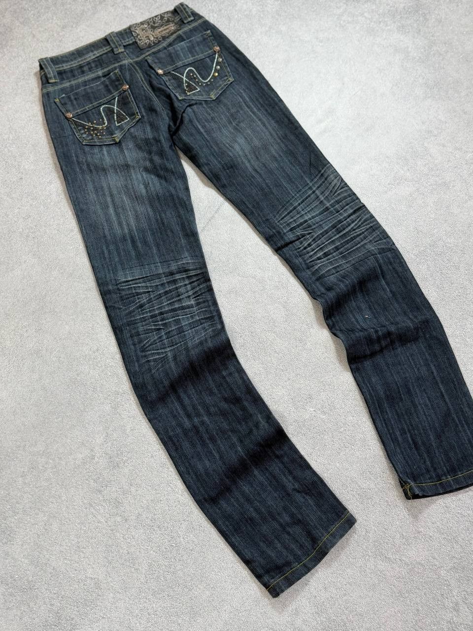 Japanese Brand vintage hysteric glamour style avant-garde flared y2k jeans Size 27" / US 4 / IT 40 - 4 Thumbnail