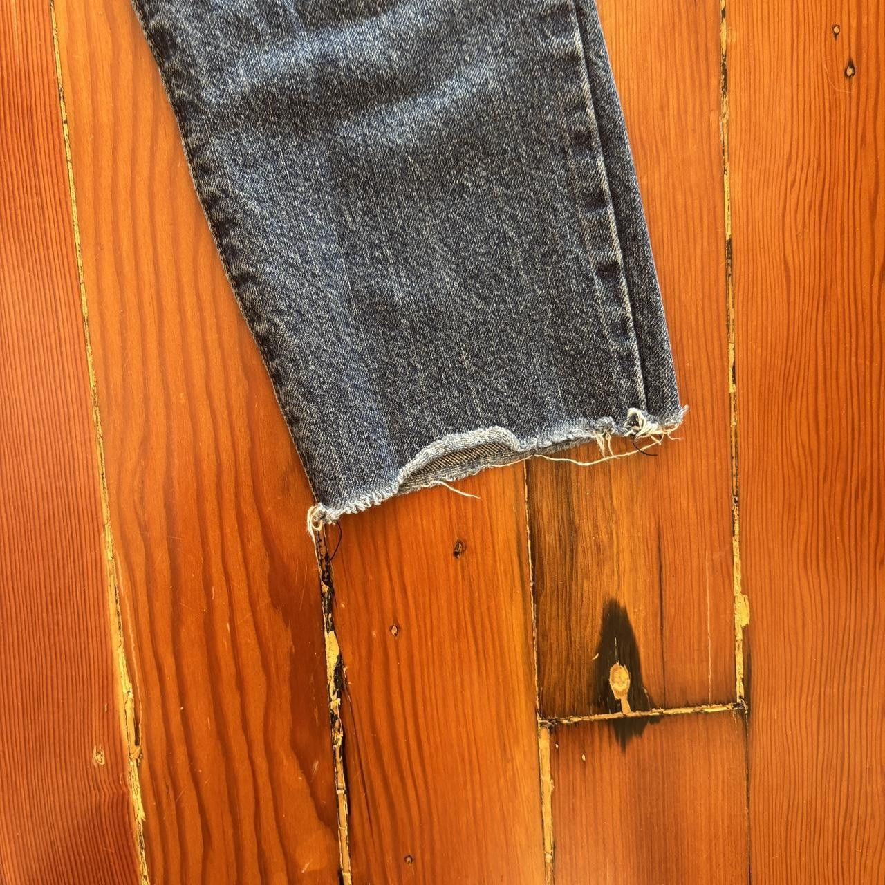 BP. High Waisted Non-Stretch Rigid Straight Leg Cigarette Jeans Size 26" / US 2 / IT 38 - 2 Thumbnail