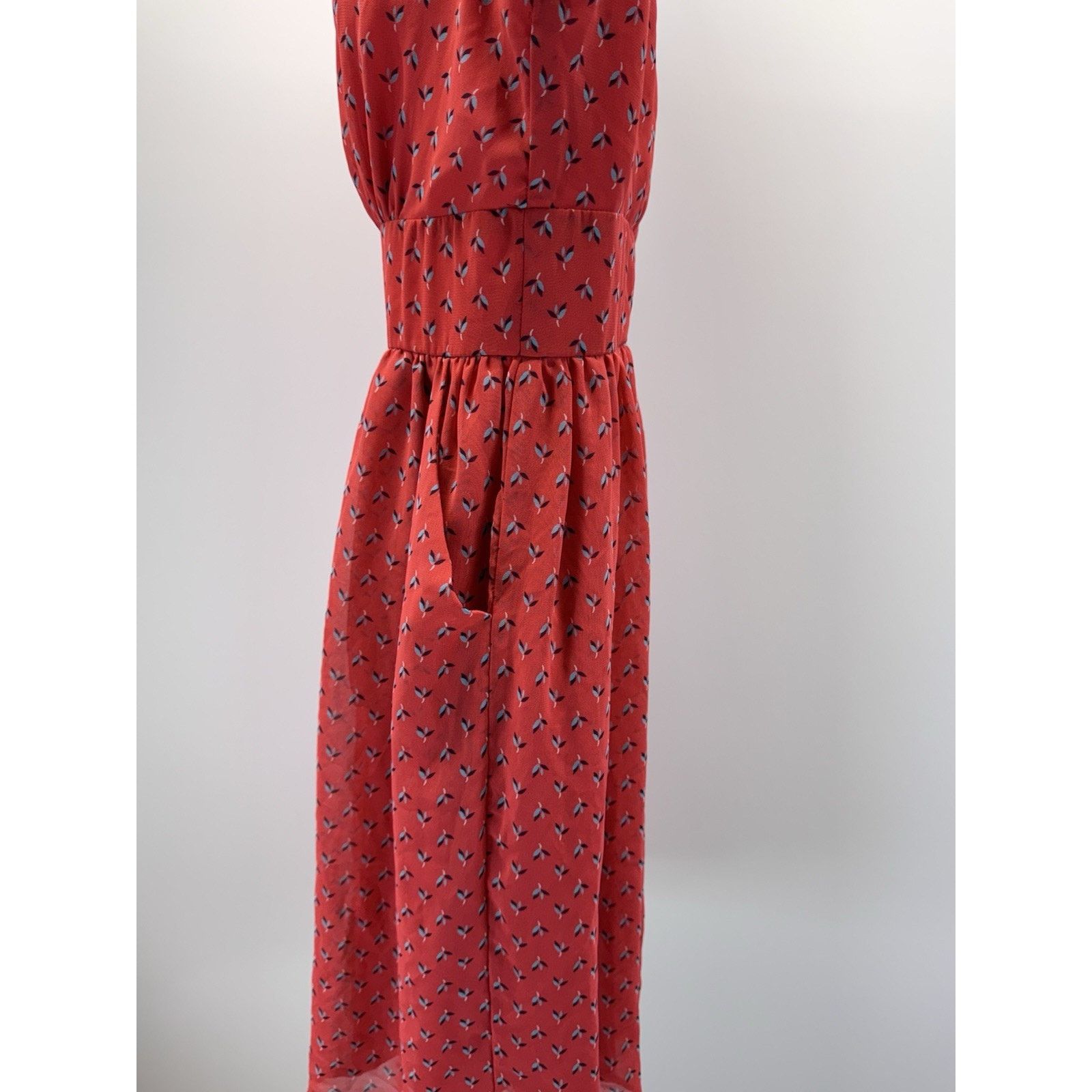Other Maurices Coral Sleeveless Dress Juniors Size 5/6 Pockets Size M / US 6-8 / IT 42-44 - 4 Thumbnail