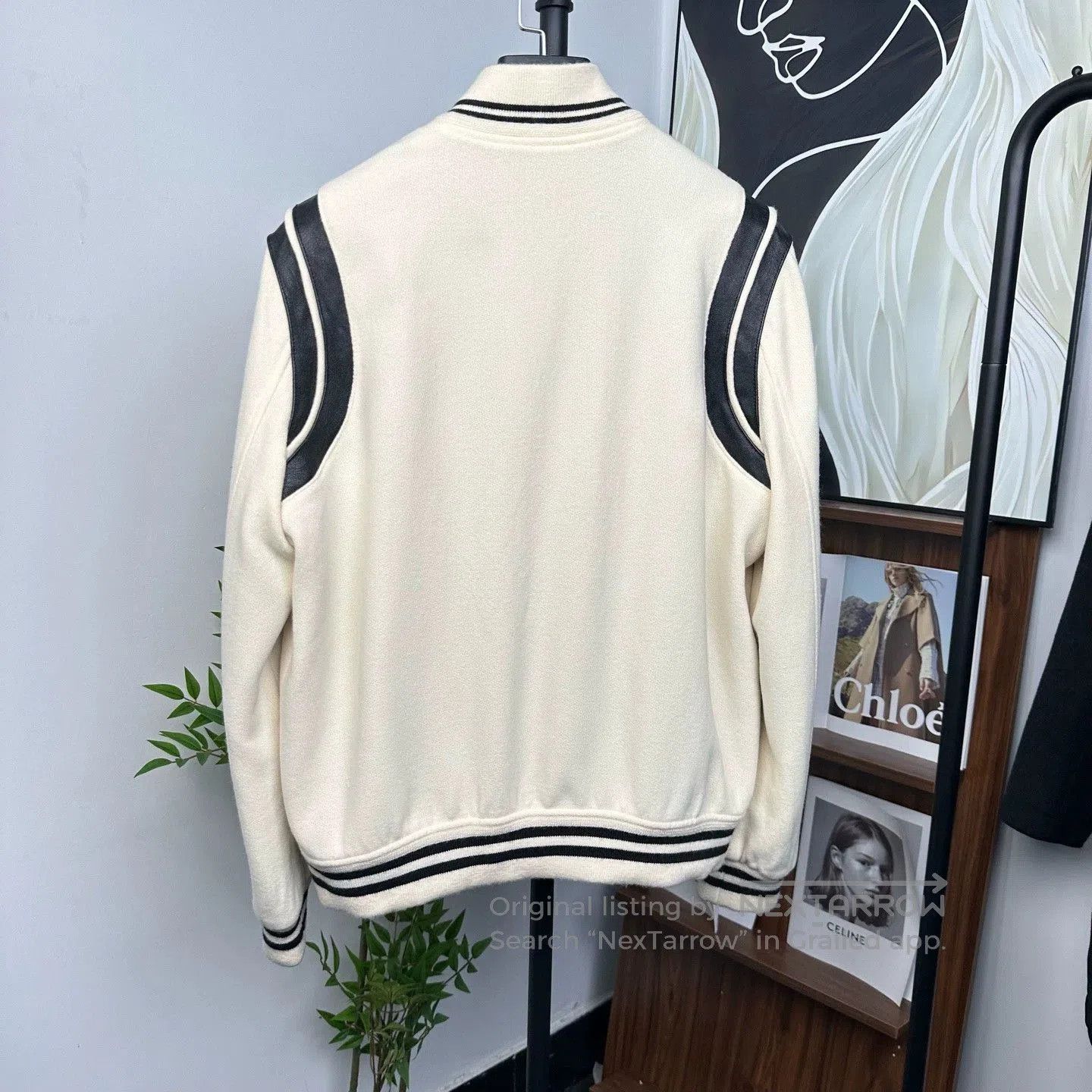 Saint Laurent Paris saint laurent black and white baseball jacket. Size US L / EU 52-54 / 3 - 2 Thumbnail