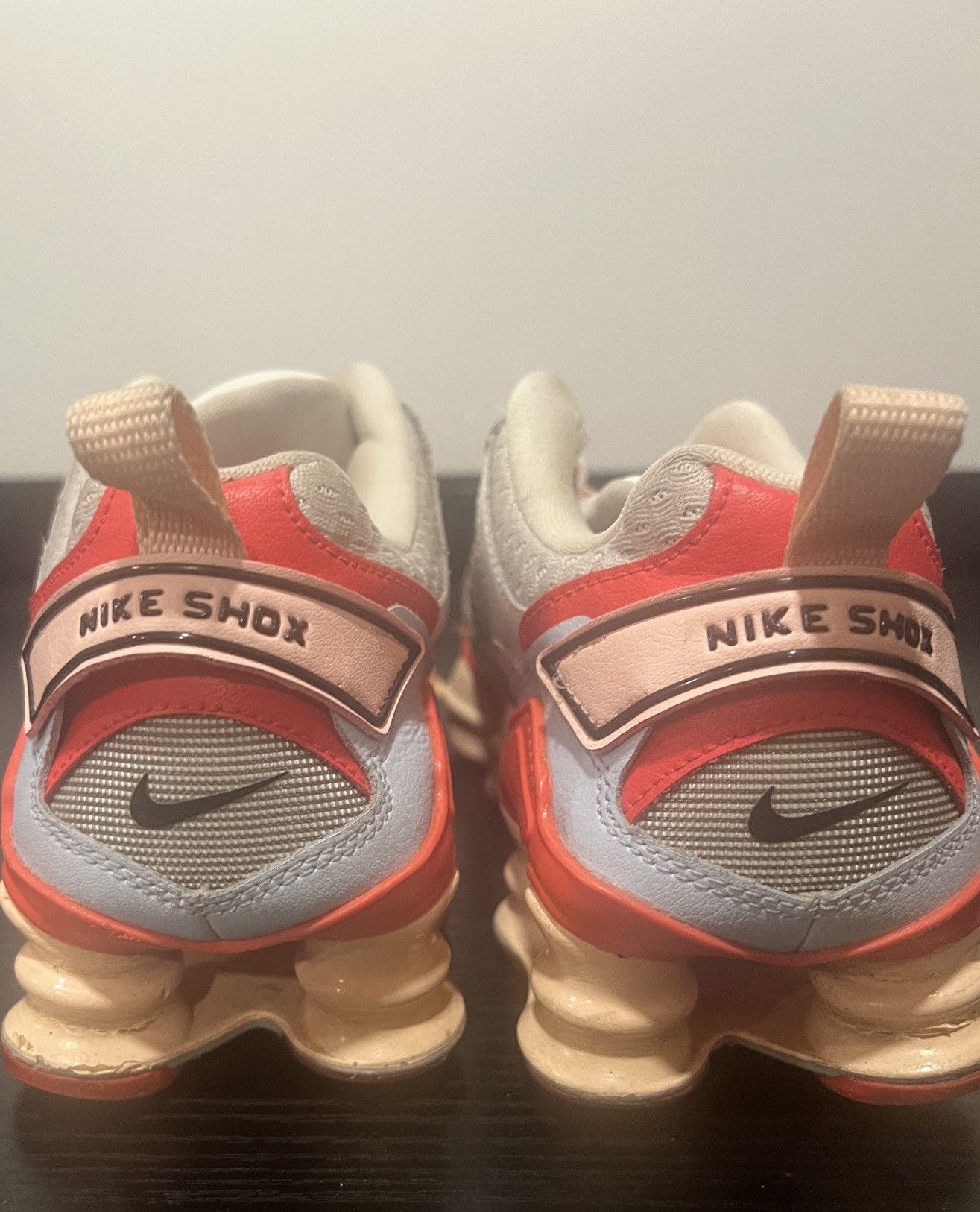 Nike SIZE 6.5 W0MAN - Nike Shox TL Nova White Laser Crimson Size US 6.5 / IT 36.5 - 4 Thumbnail