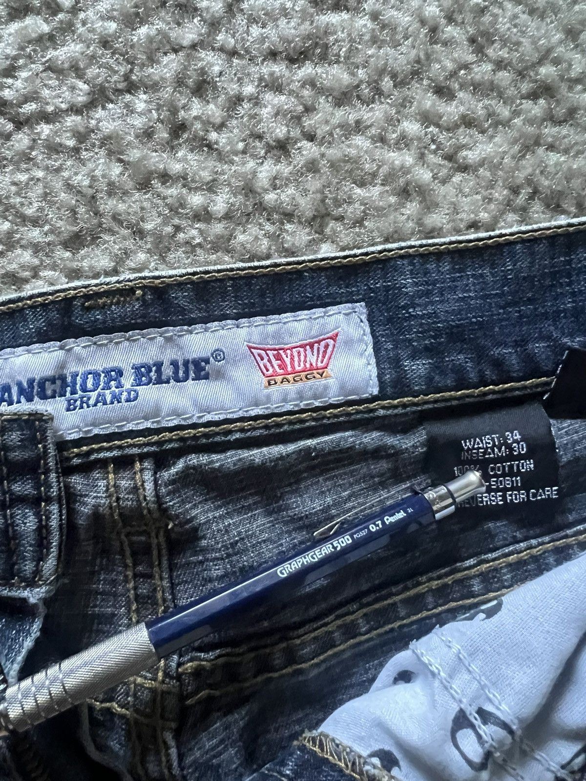 Anchor Blue Anchor blue beyond baggy Size US 34 / EU 50 - 3 Thumbnail