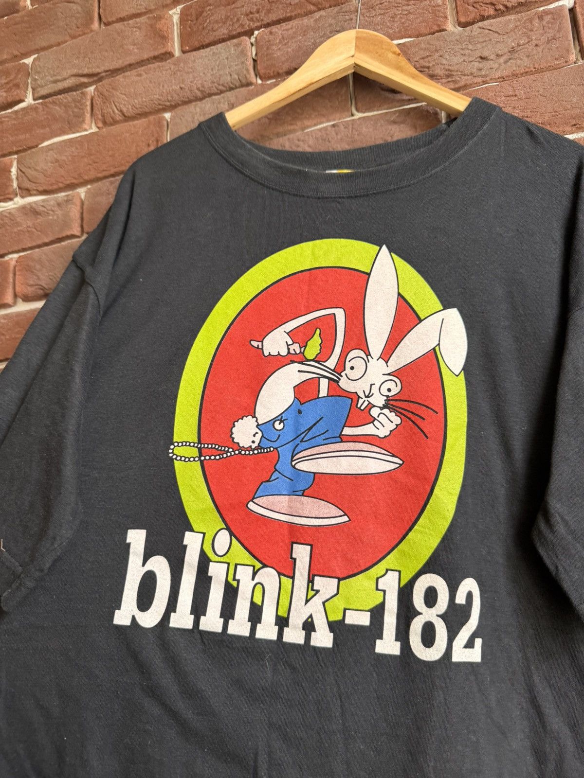 Band Tees Rare Vintage 90s Blink 182 Dude Ranch Rabbit Band Tshirt Size US XL / EU 56 / 4 - 3 Thumbnail