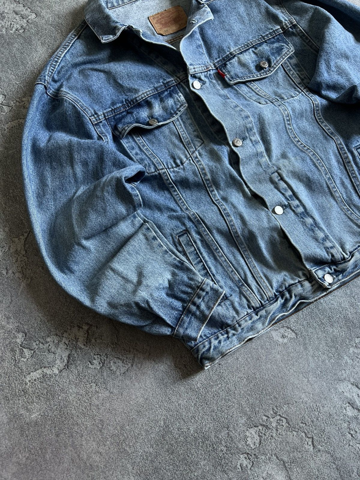Levi's Vintage Clothing Vintage Men’s Levi’s 501 Denim Jacket W34 L36 1980s–90s USA Size US L / EU 52-54 / 3 - 2 Thumbnail