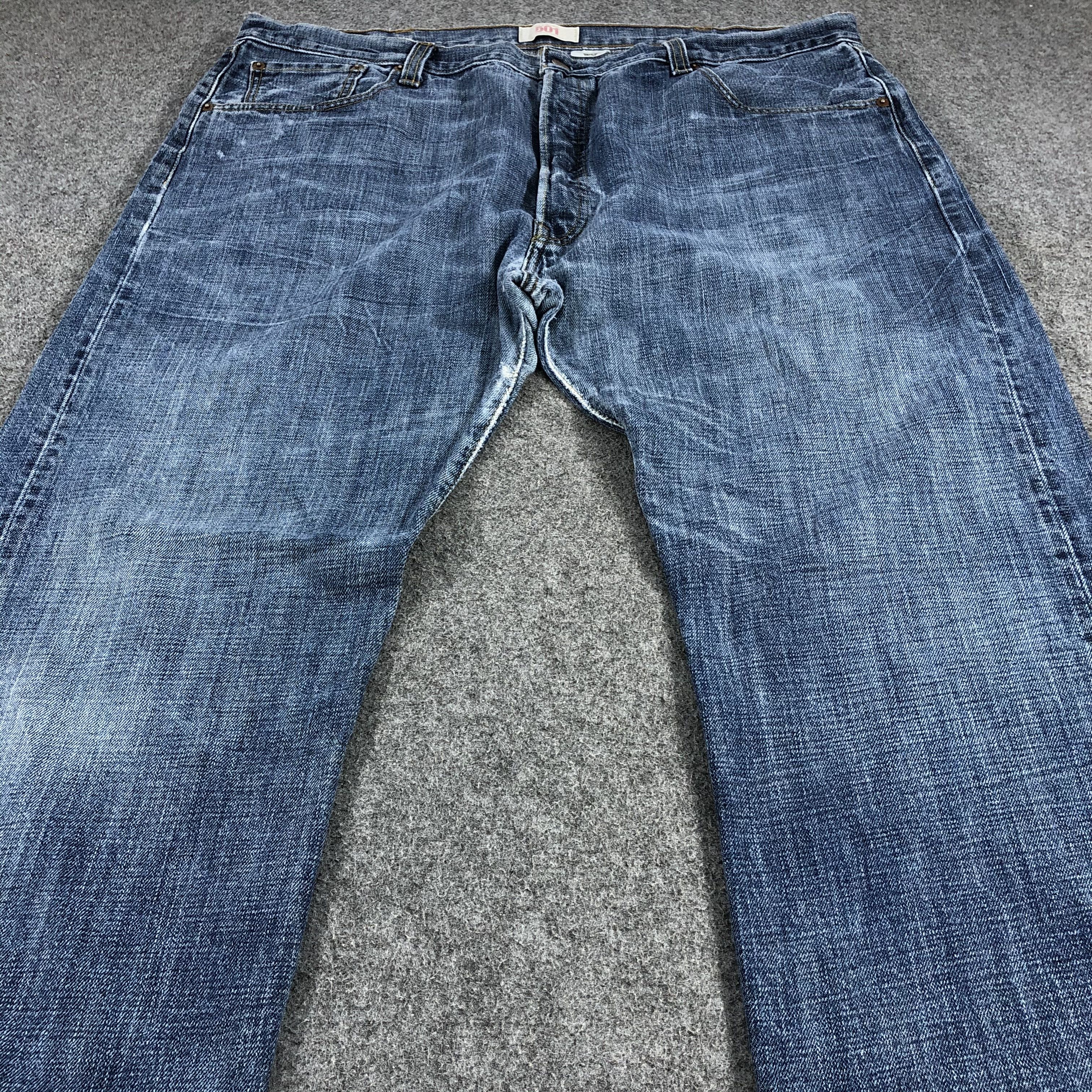 Levi's Vintage Blue Wash Levis 501 Jeans-JM1330 Size US 42 / EU 58 - 3 Thumbnail