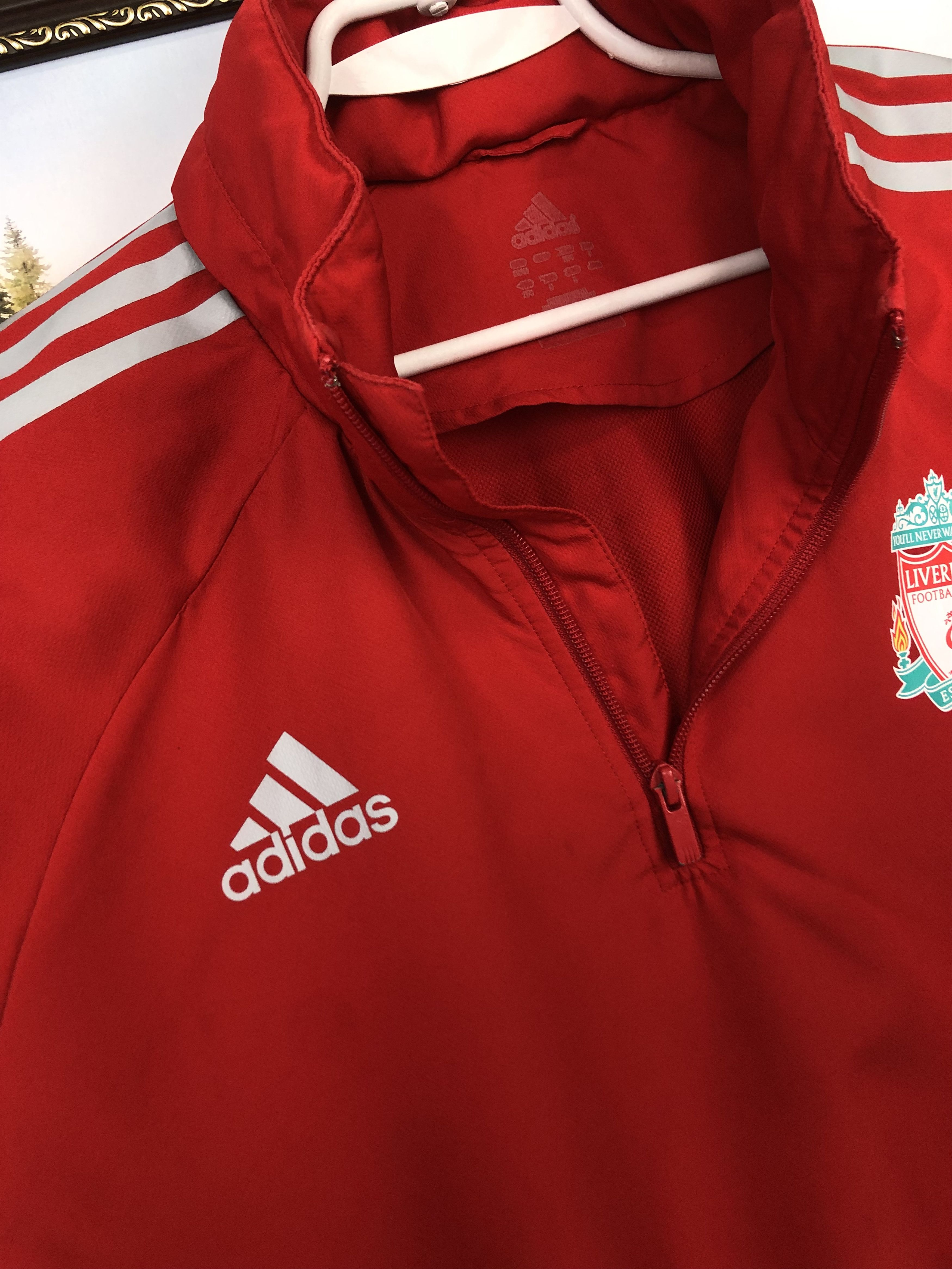 Adidas Vintage Adidas Liverpool Football Jacket Soccer Track Top Size US L / EU 52-54 / 3 - 4 Thumbnail