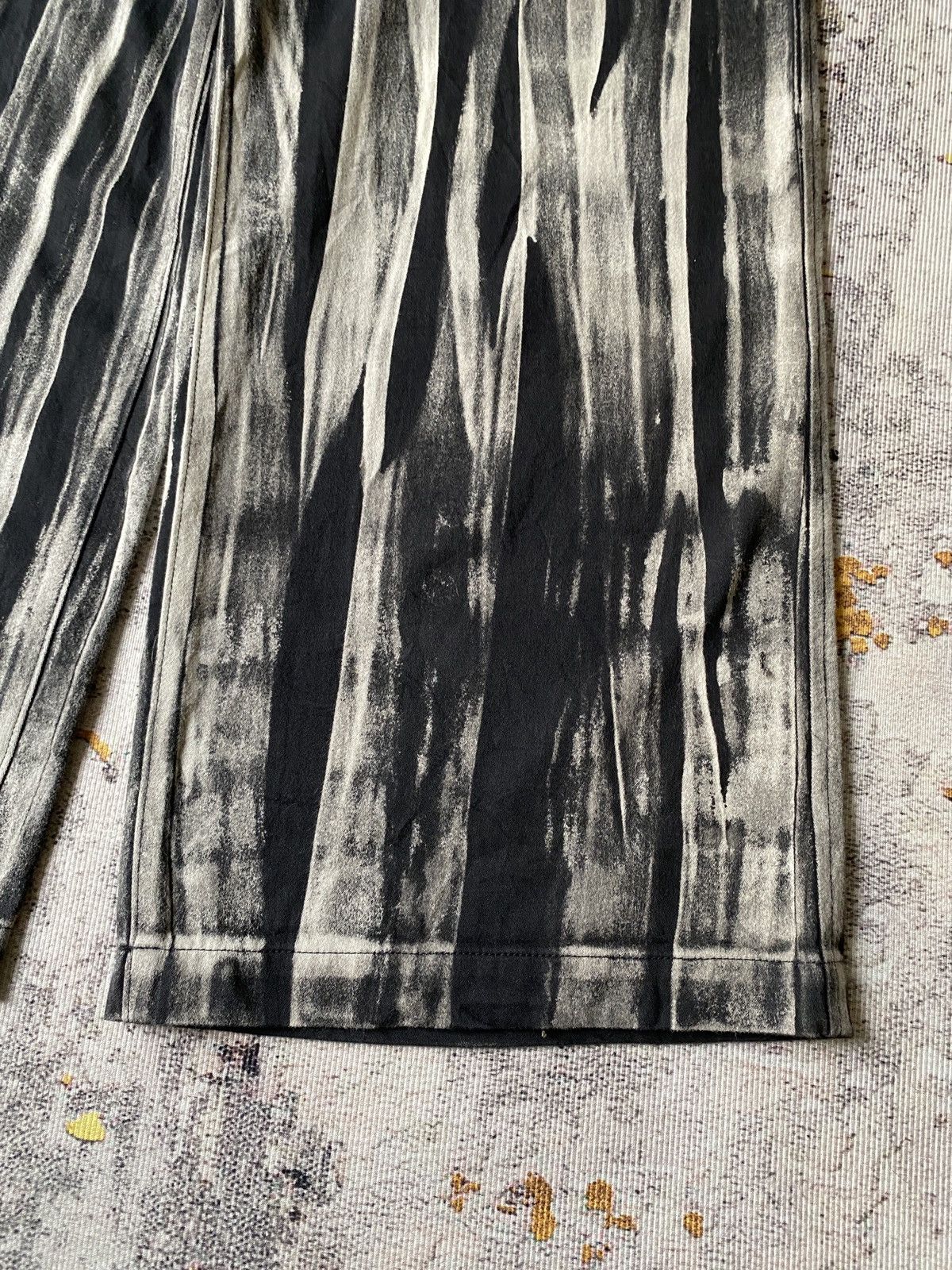 Yohji Yamamoto Y’s Yohji Yamamoto Bleached Drawstring Wide Leg Pant Size US 32 / EU 48 - 7 Thumbnail