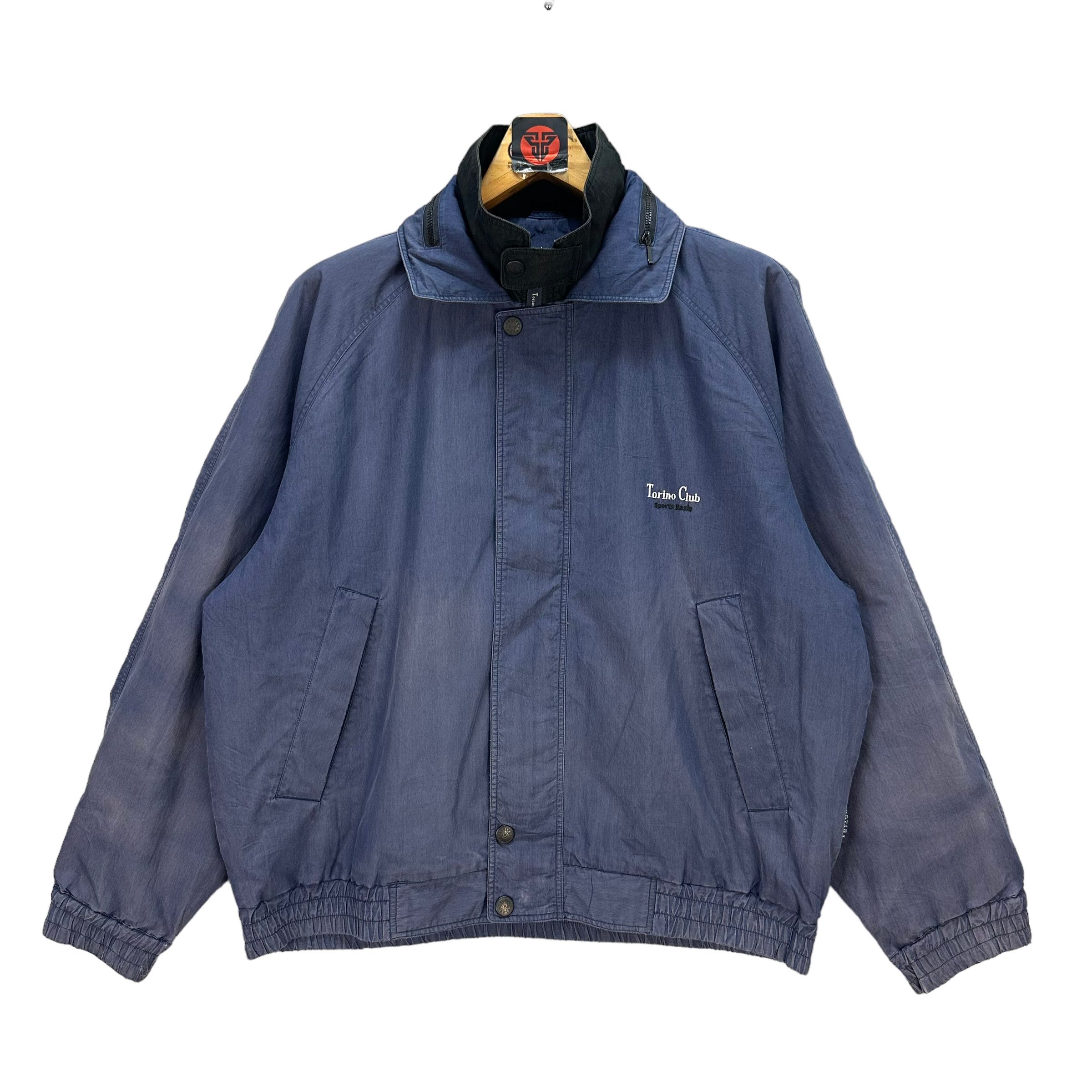 Japanese Brand TRASHED🔥 TORINO CLUB NECK LOGO JACKET #7539-151 Size US L / EU 52-54 / 3 - 1 Thumbnail