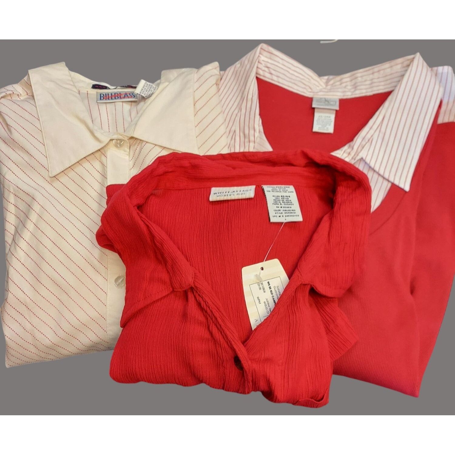 Other Womens Plus Size 3X Business Casual Bundle of Three Blouses Size 3XL / US 20-22 - 2 Thumbnail