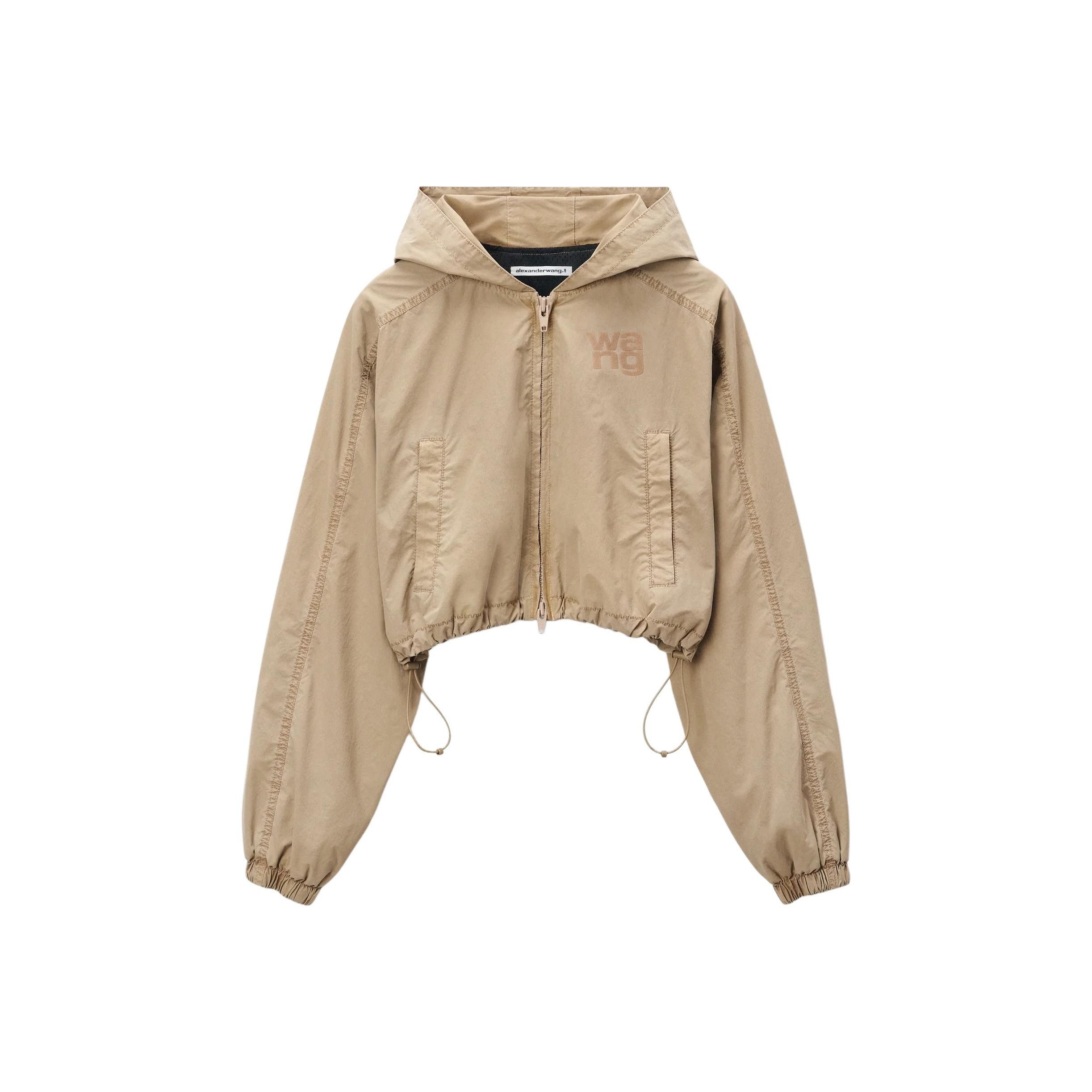 Alexander Wang Alexander Wang Logo Cropped Zip Jacket Size L Size L / US 10 / IT 46 - 1 Thumbnail
