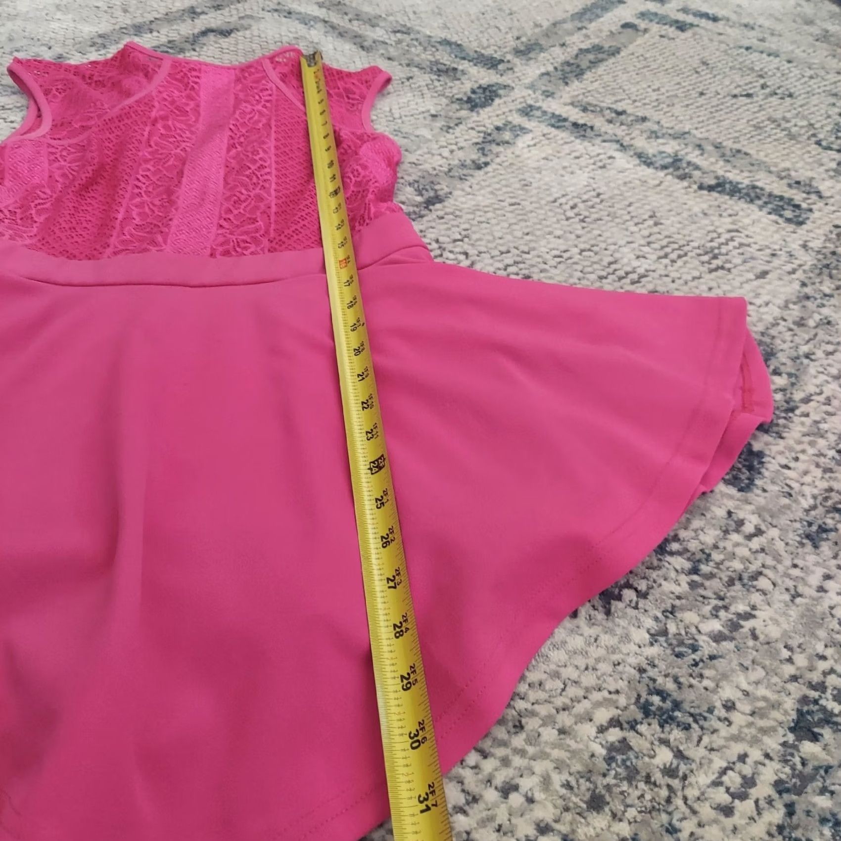 Pinko Obsession Pink Laced Mini Dress - Size M Women Sleeveless Short Casual Formal Party/Cocktail Summer Spring Size M / US 6-8 / IT 42-44 - 5 Thumbnail