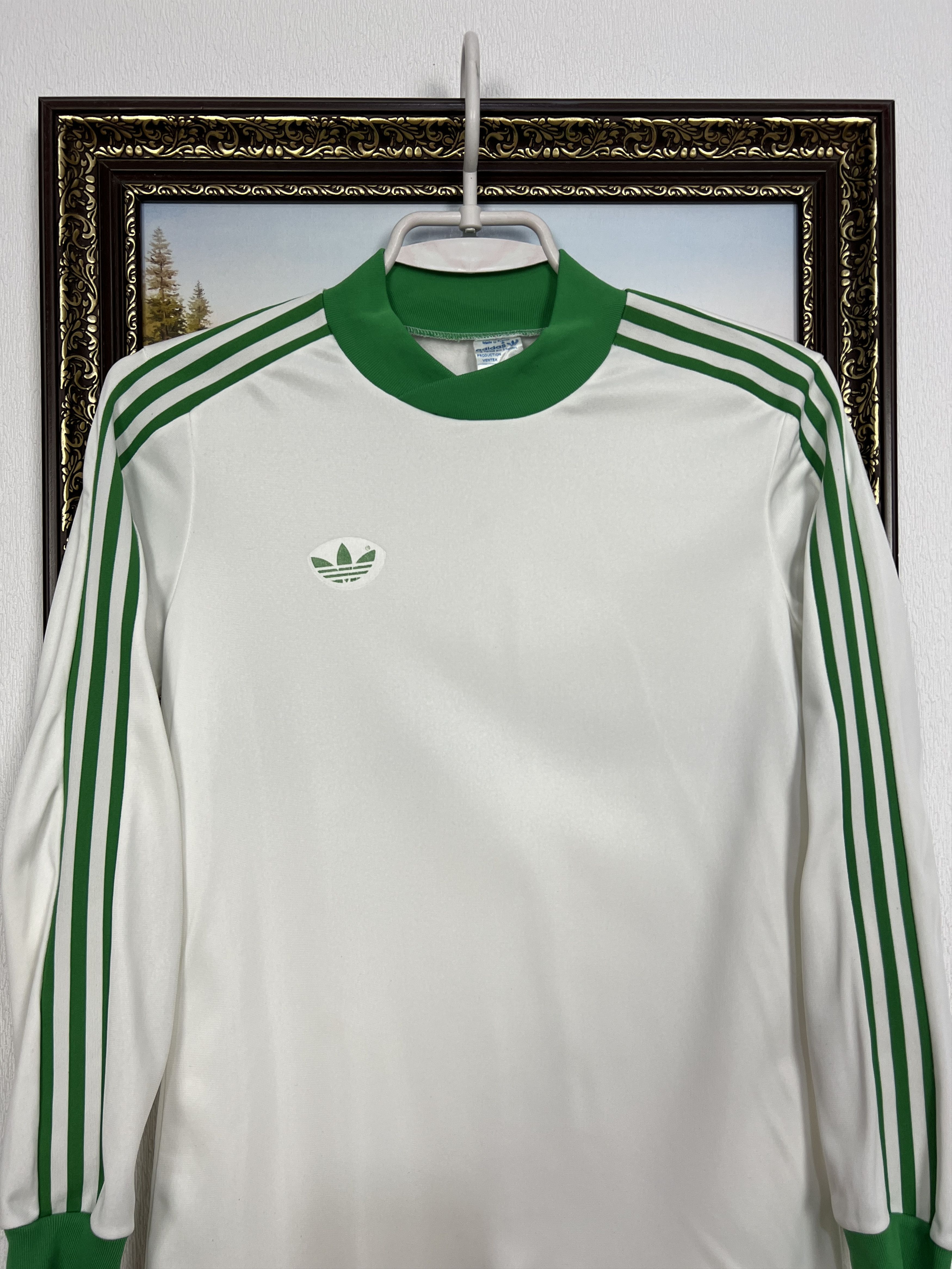 Adidas Vintage 80's Football Shirt Long Sleeve Jersey Trikot XS Size US XXS / EU 40 - 2 Thumbnail