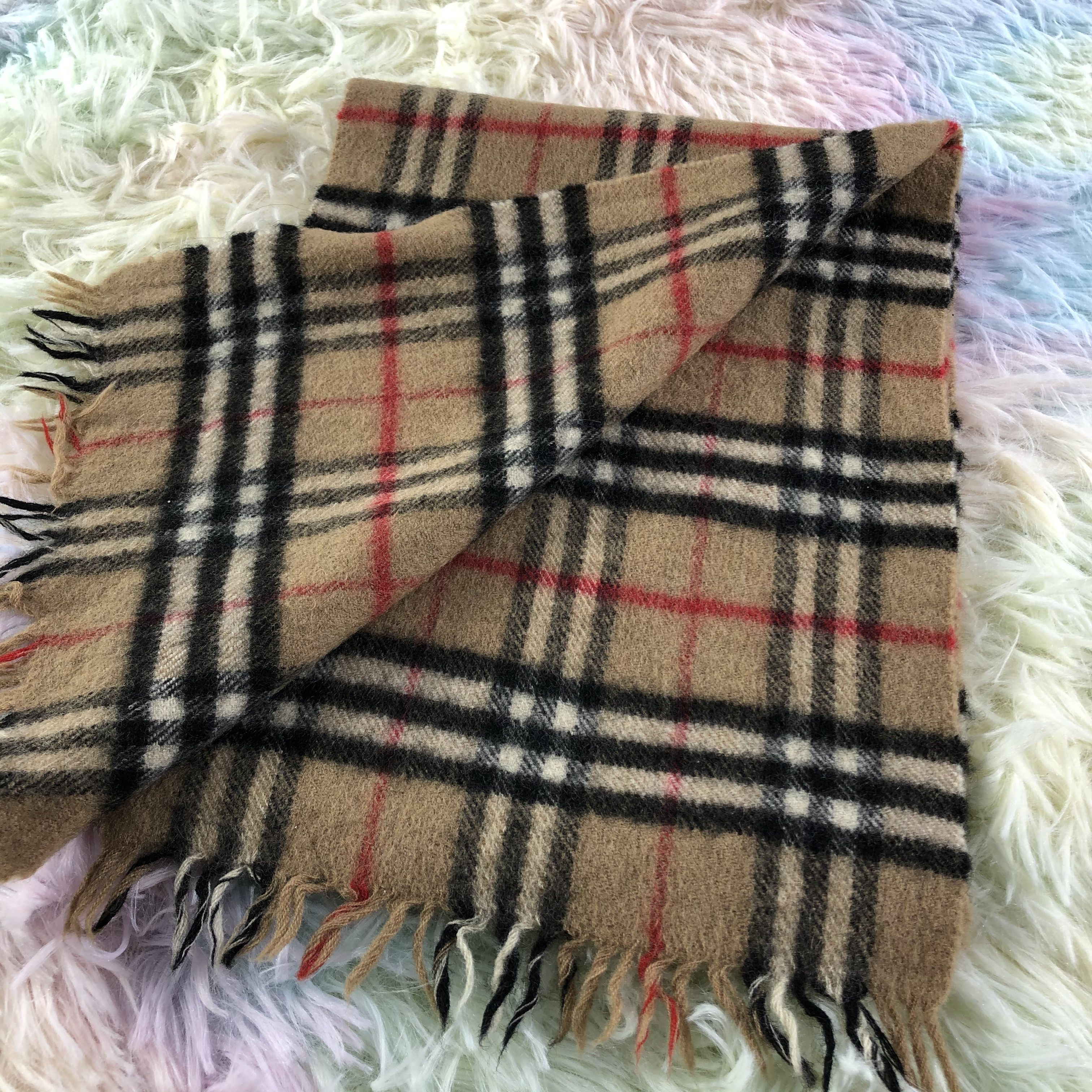 Burberry × Vintage Burberry Scarf / Muffler / Neckwear - KM412 Size ONE SIZE - 4 Thumbnail