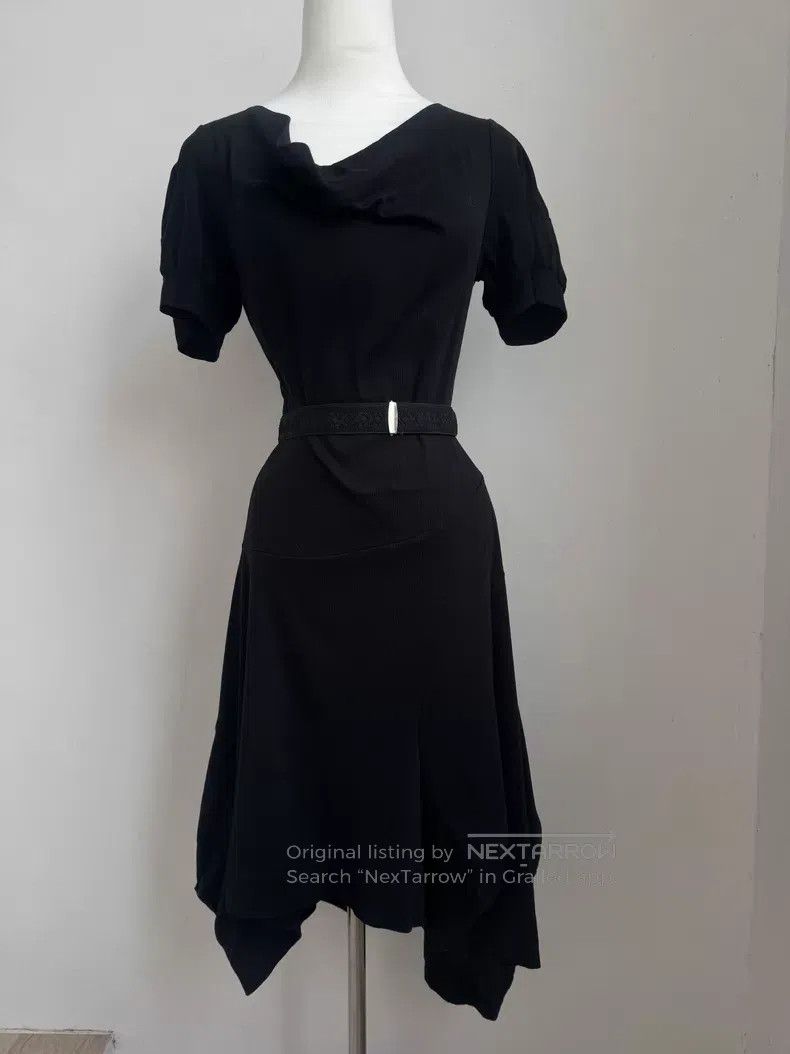 Vivienne Westwood Vivienne Westwood Black asymmetric off-the-shoulder dress Size M / US 6-8 / IT 42-44 - 2 Thumbnail